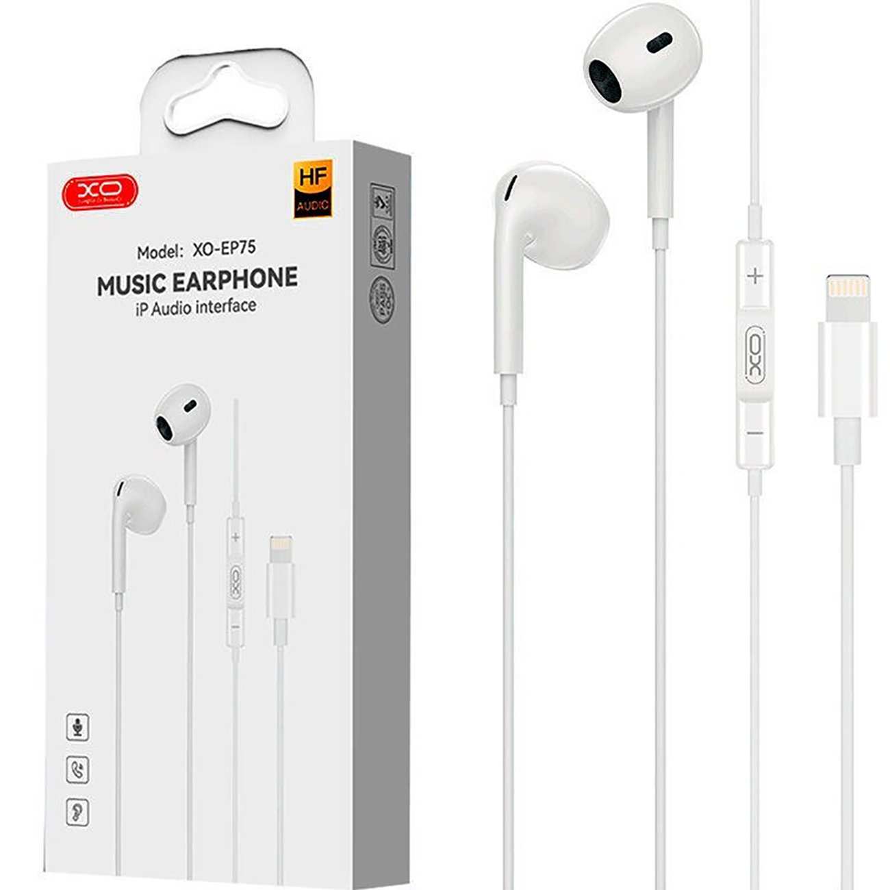 هندزفری لایتنینگ ایکس او XO EP75