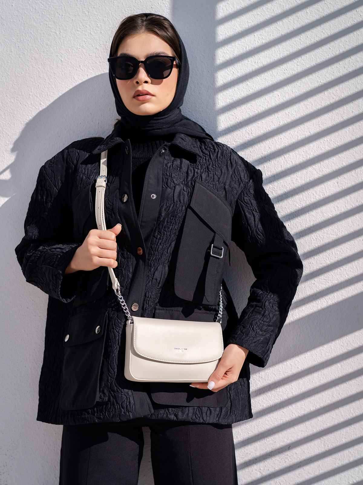 کیف دوشی زنانه دیوید جونز مدل CM6036