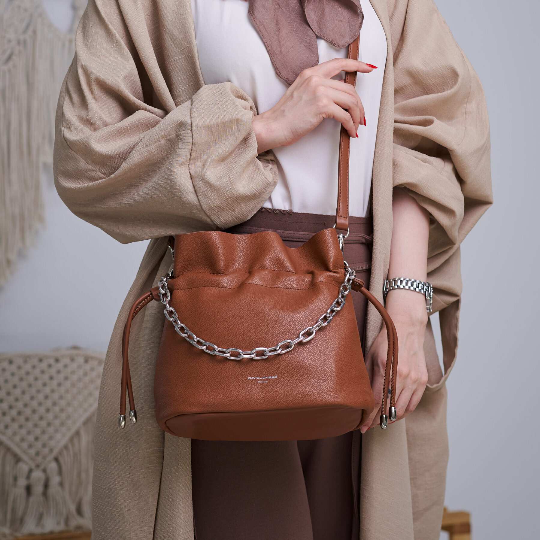 کیف دوشی مدل David Jones 6717-1 دیوید جونز