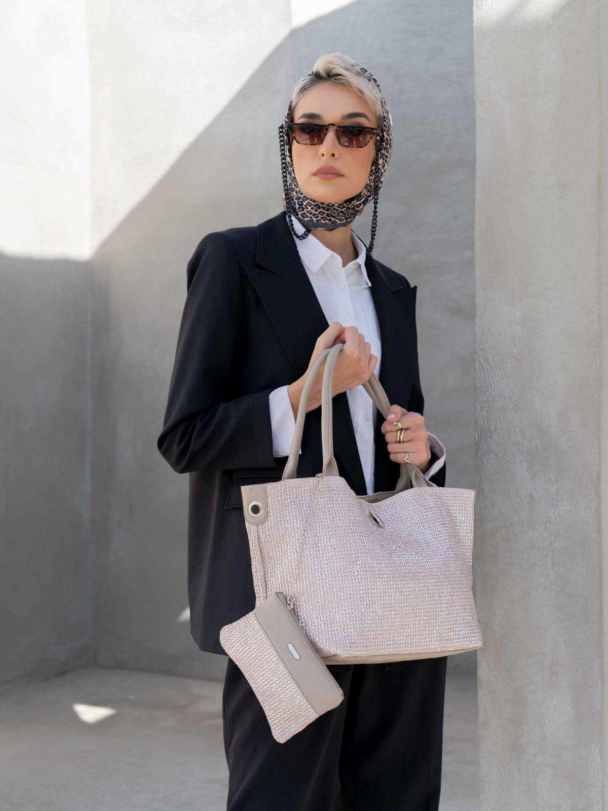 کیف دوشی زنانه دیوید جونز مدل CM6650