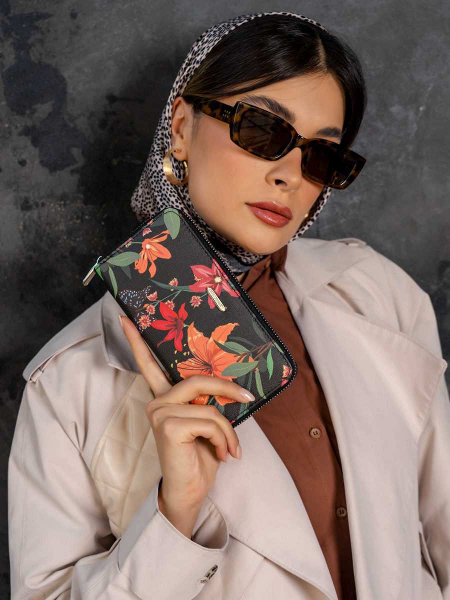 کیف پول زنانه دیوید جونز مدل P131-510