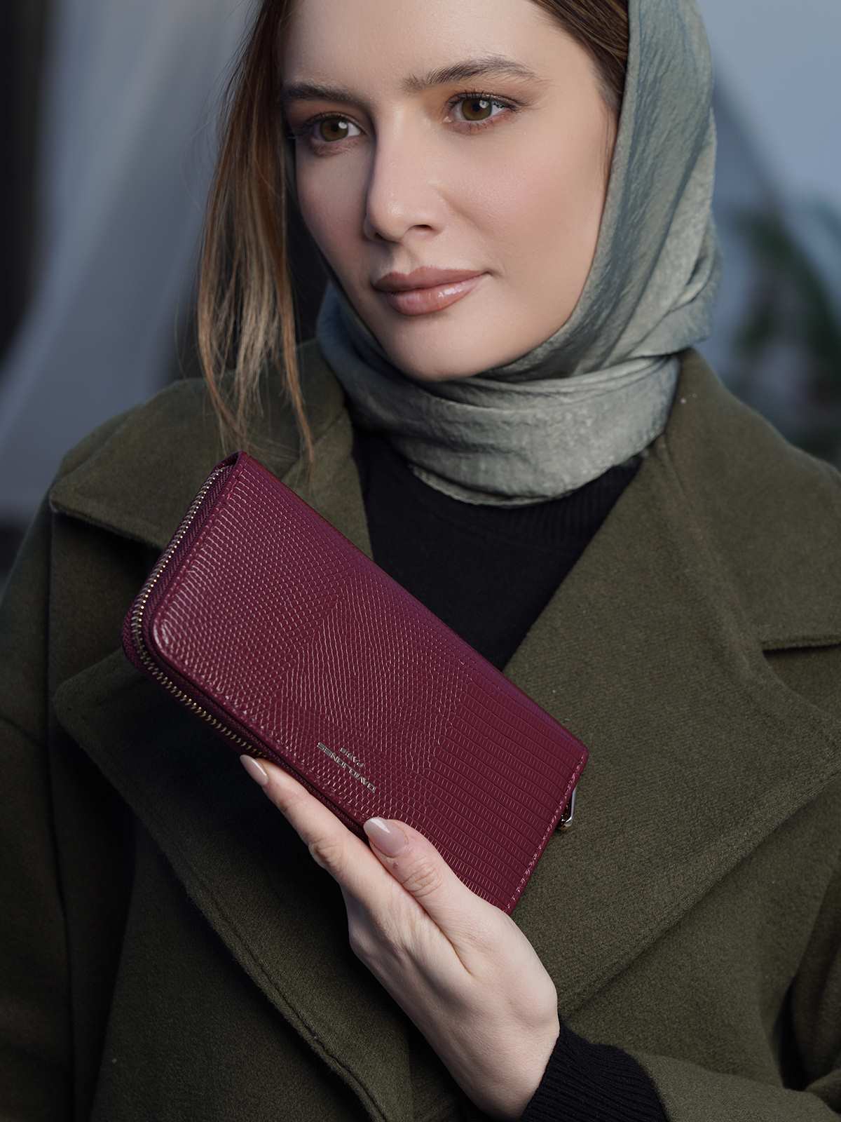 کیف پول زنانه دیوید جونز مدل P134-510