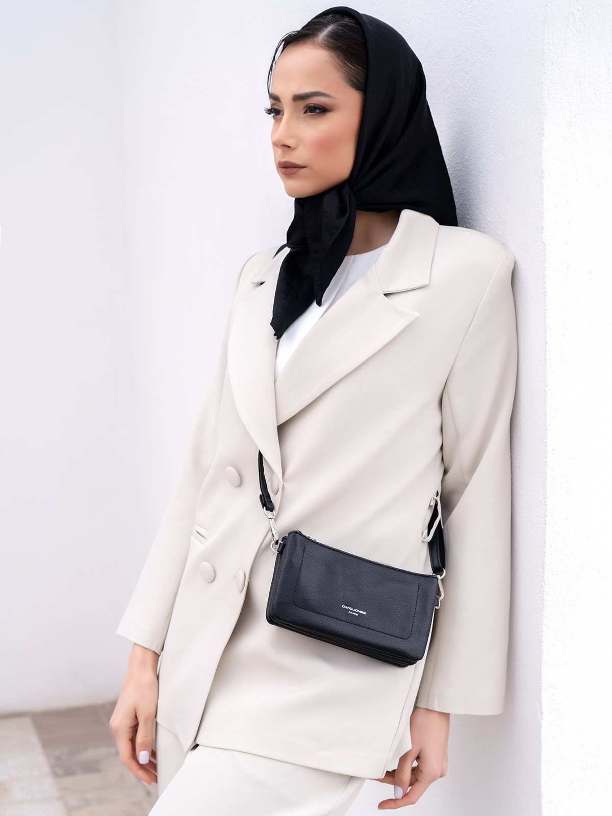 کیف دوشی زنانه دیوید جونز مدلCM6855
