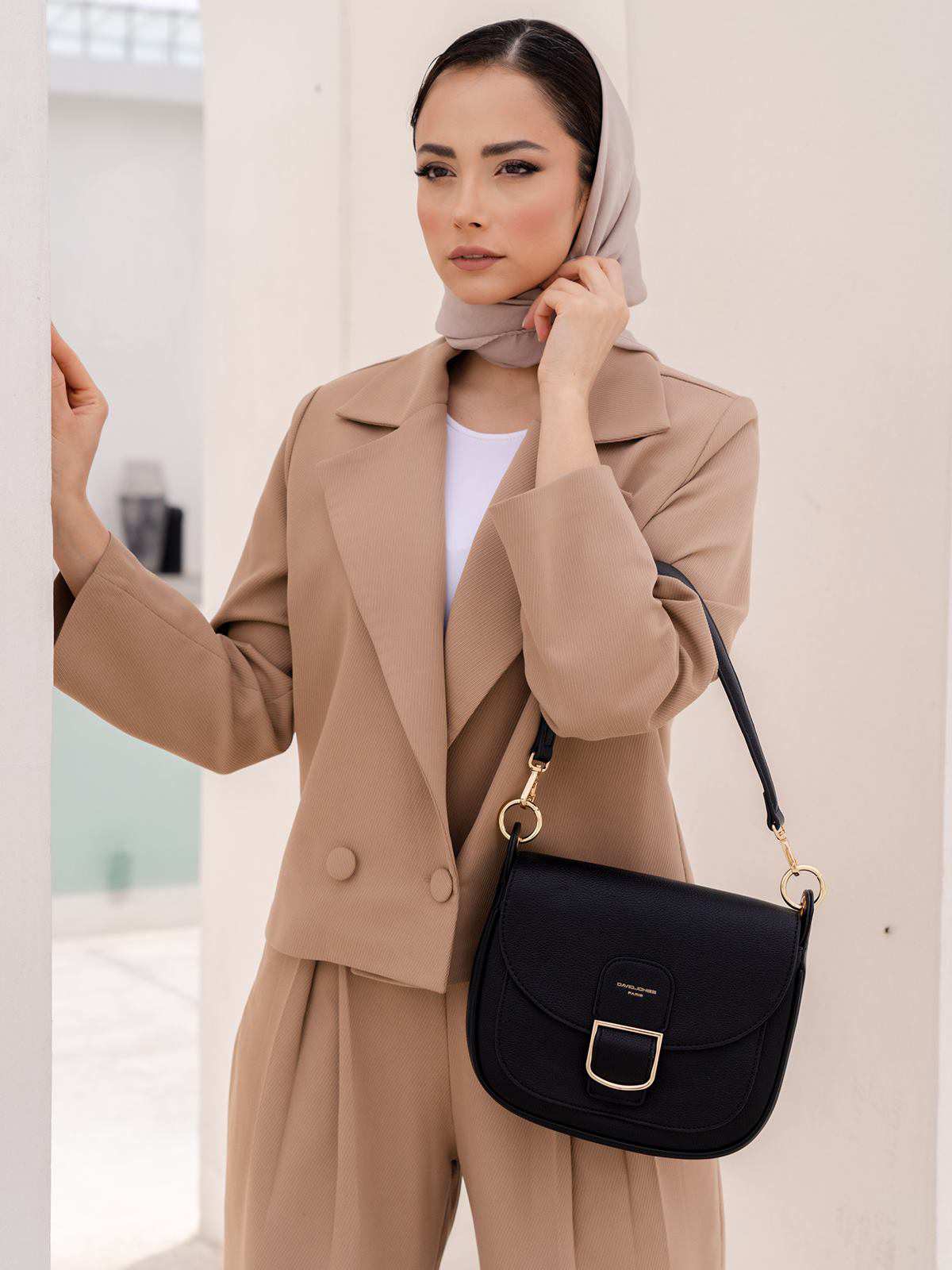 کیف دوشی زنانه دیوید جونز مدل CM6831