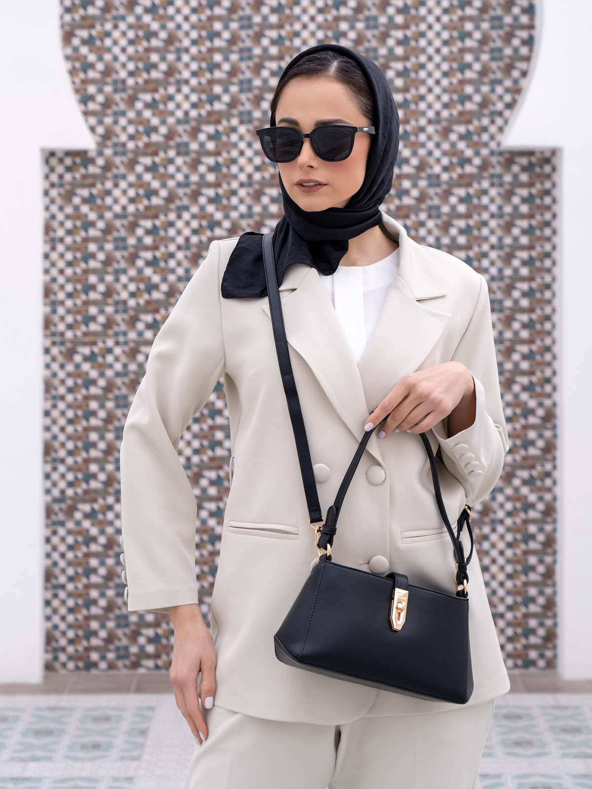 کیف دوشی زنانه دیوید جونز مدل CM6621