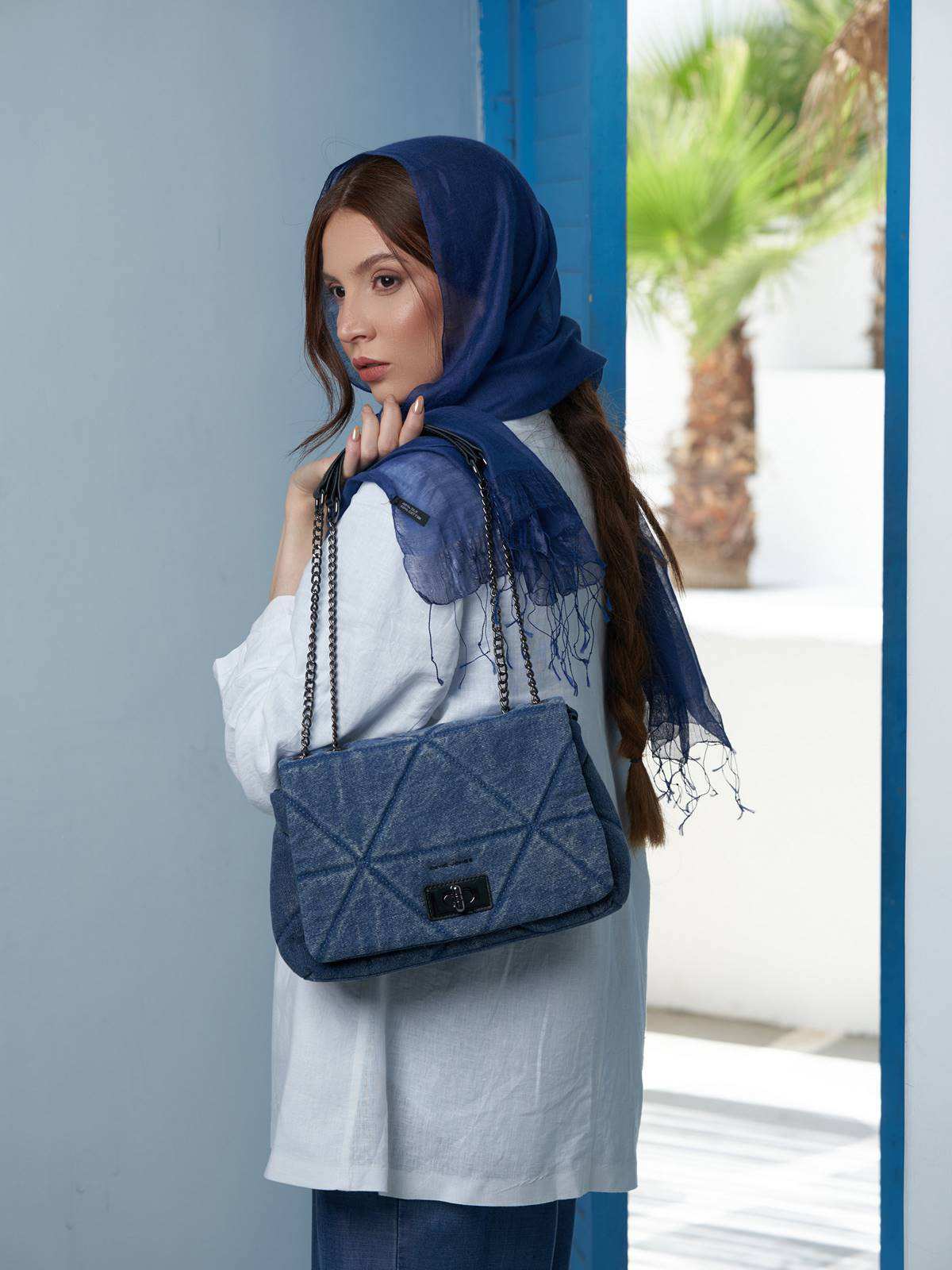 کیف دوشی زنانه دیوید جونز مدل 1-7050