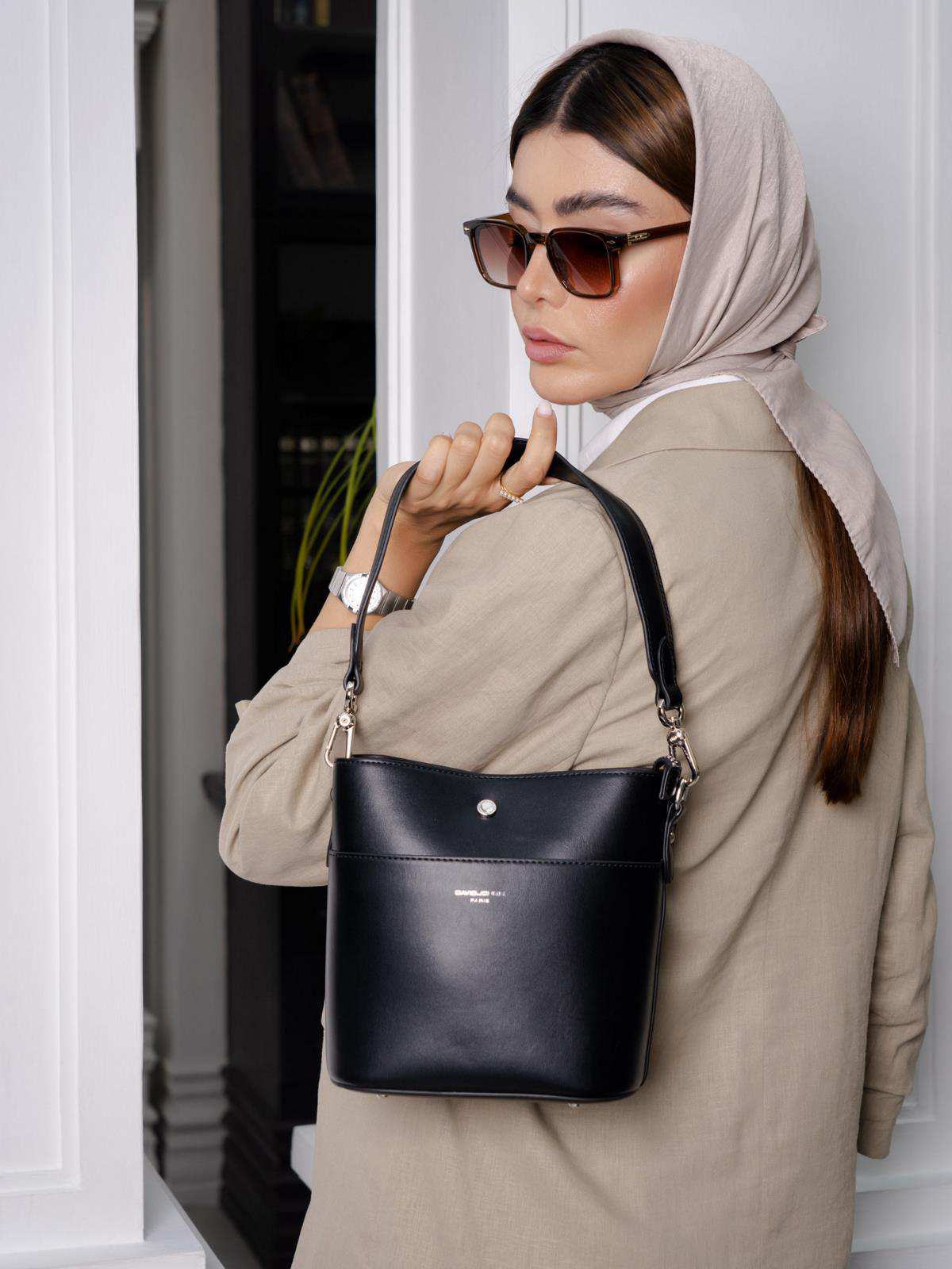 کیف دوشی زنانه دیوید جونز مدل CM7007