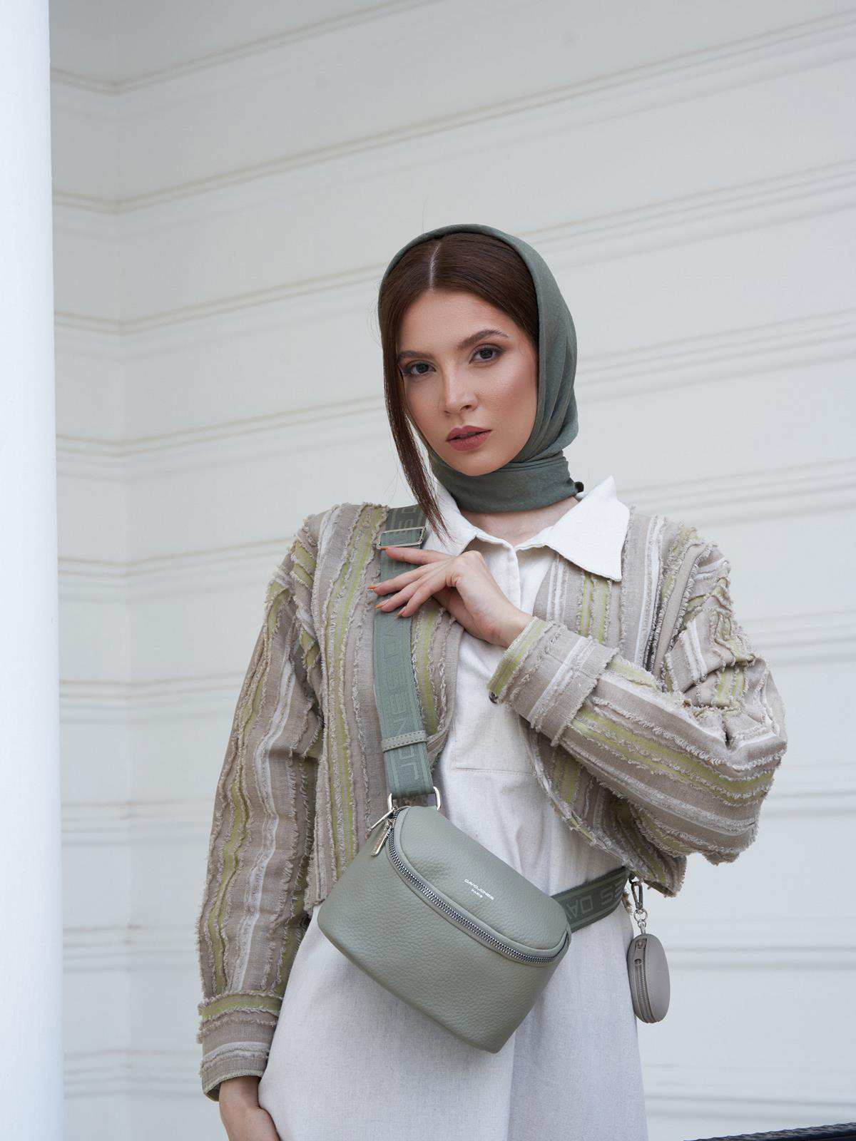 کیف دوشی زنانه دیوید جونز مدل CM6924