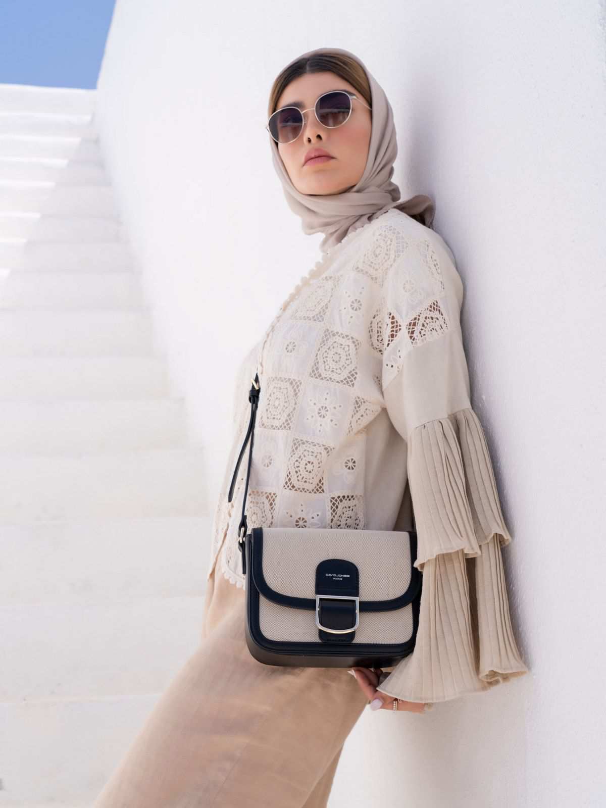 کیف دوشی زنانه دیوید جونز مدل CM7014