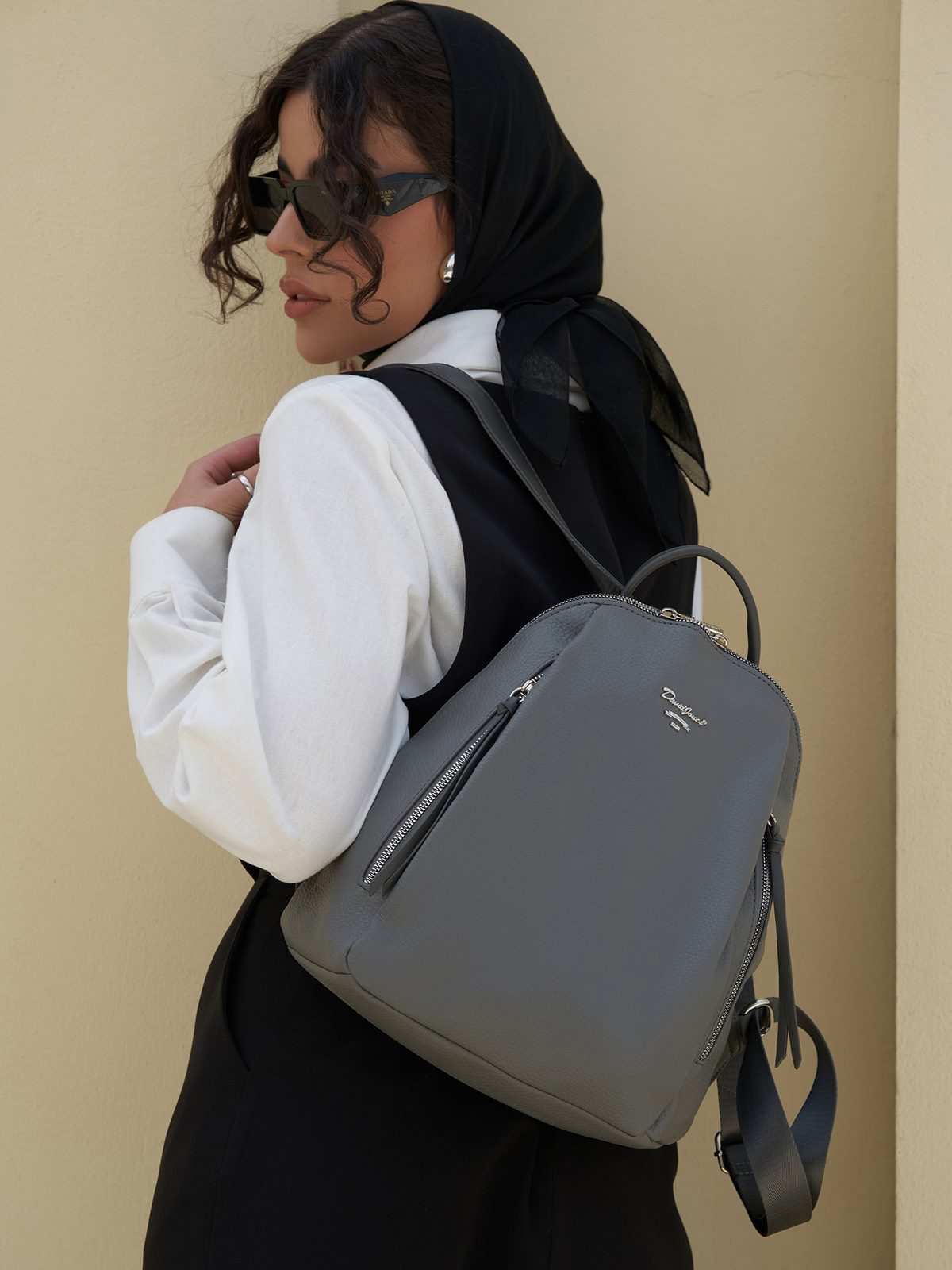 کوله پشتی زنانه دیوید جونز مدل CH21044E