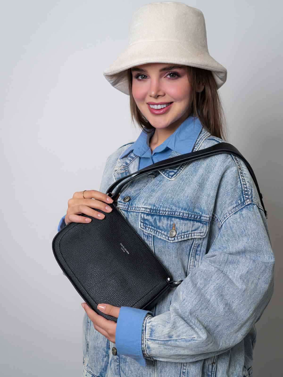 کیف دوشی زنانه دیوید جونز مدل CM6708