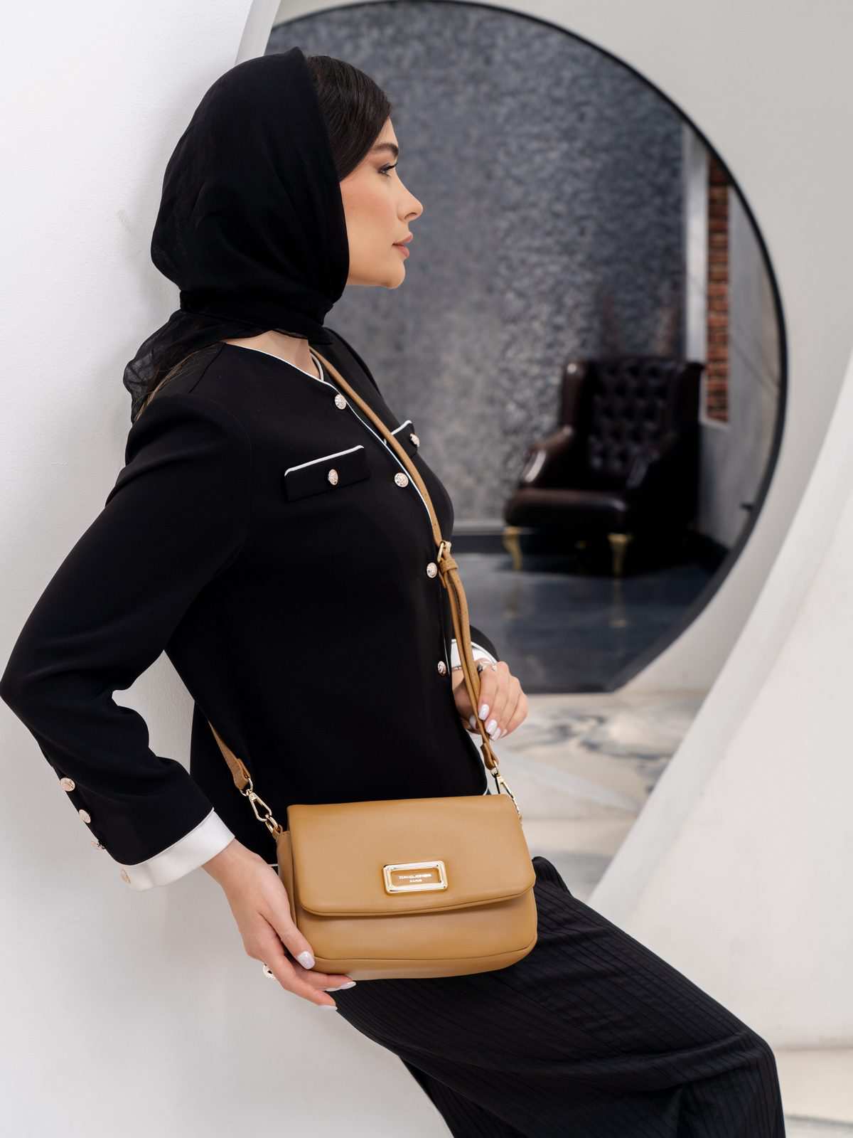 کیف دوشی زنانه دیویدجونز مدل CM6762