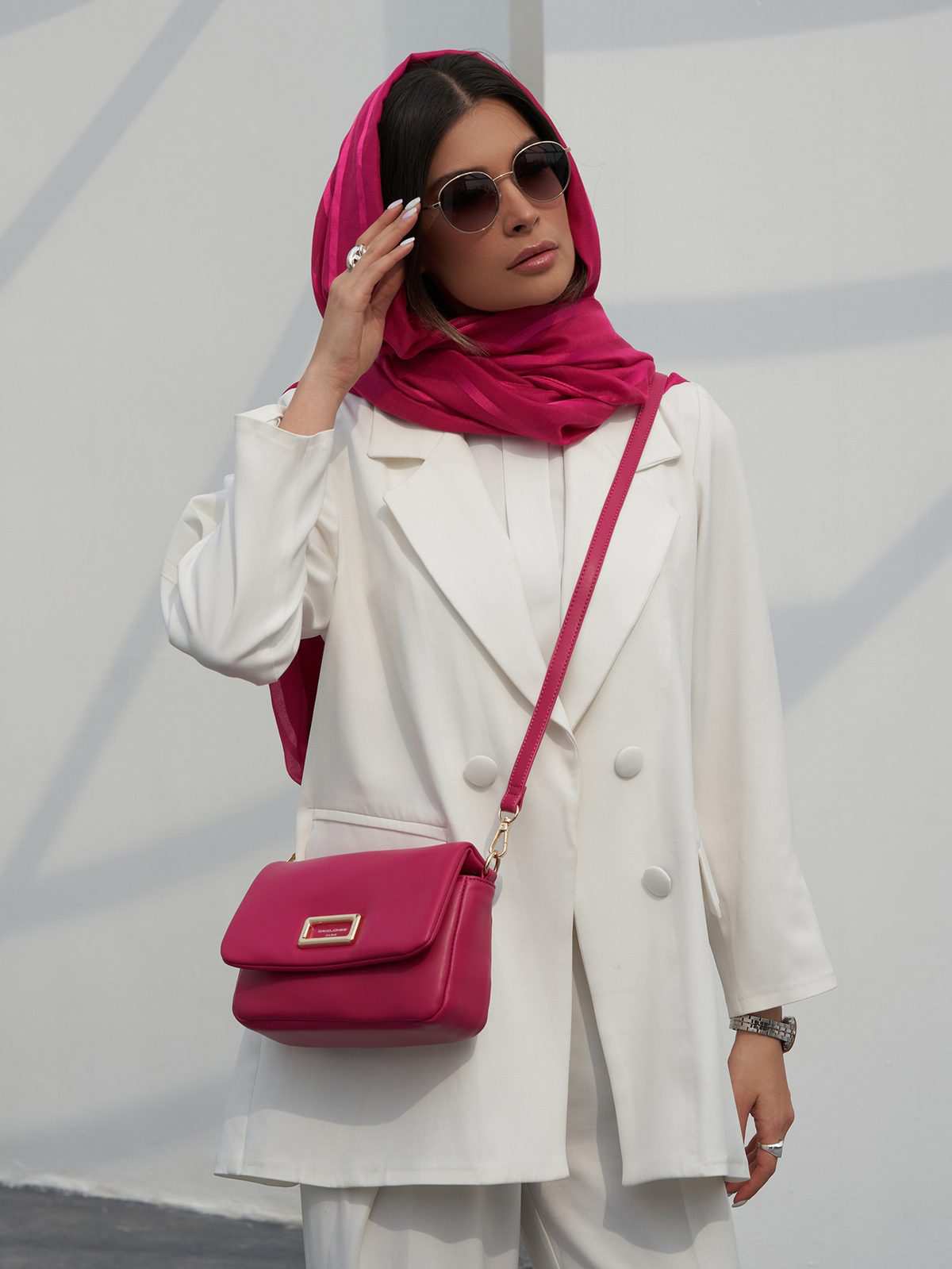 کیف دوشی زنانه دیویدجونز مدل CM6762