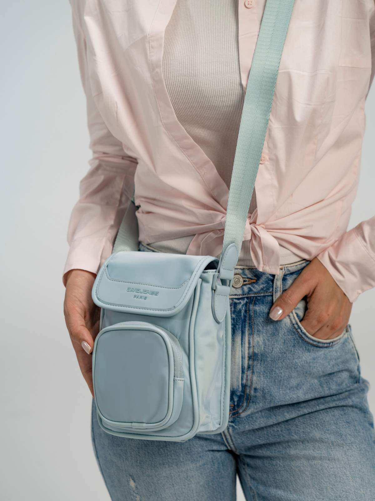 کیف دوشی زنانه دیوید جونز مدل CM7548