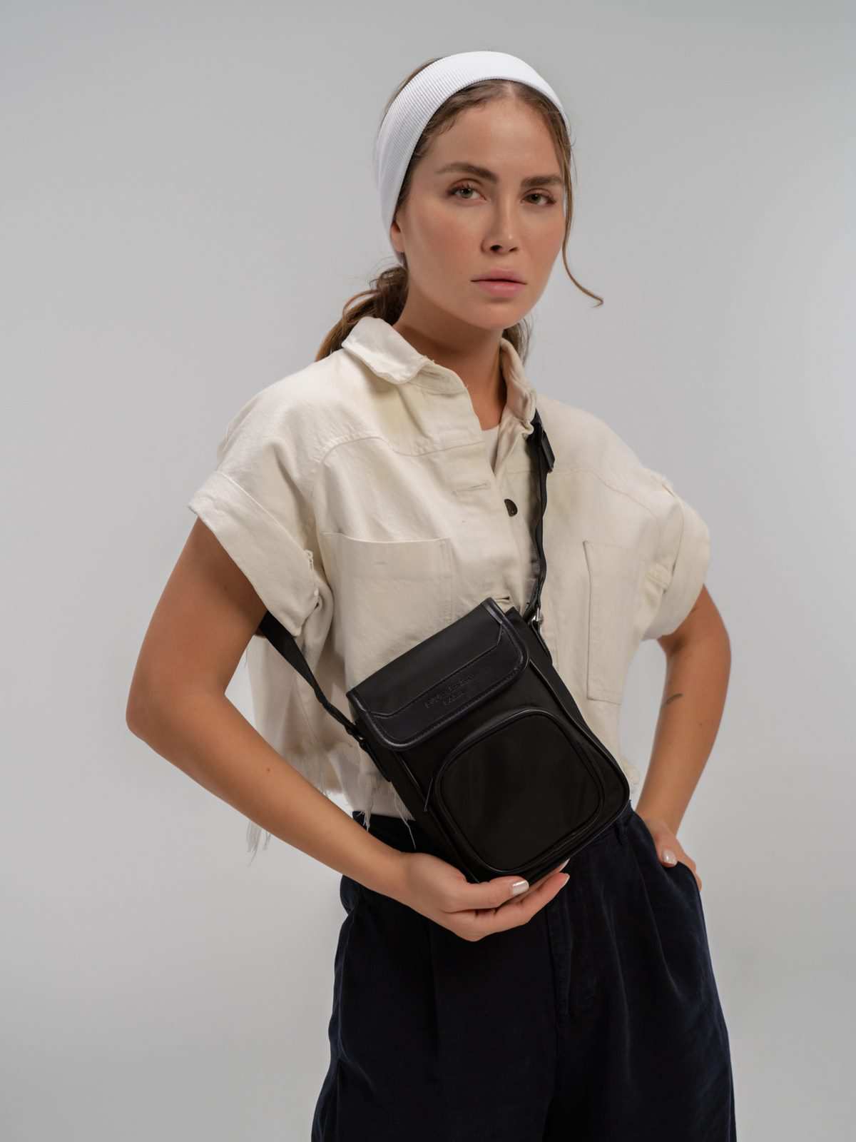 کیف دوشی زنانه دیوید جونز مدل CM7548