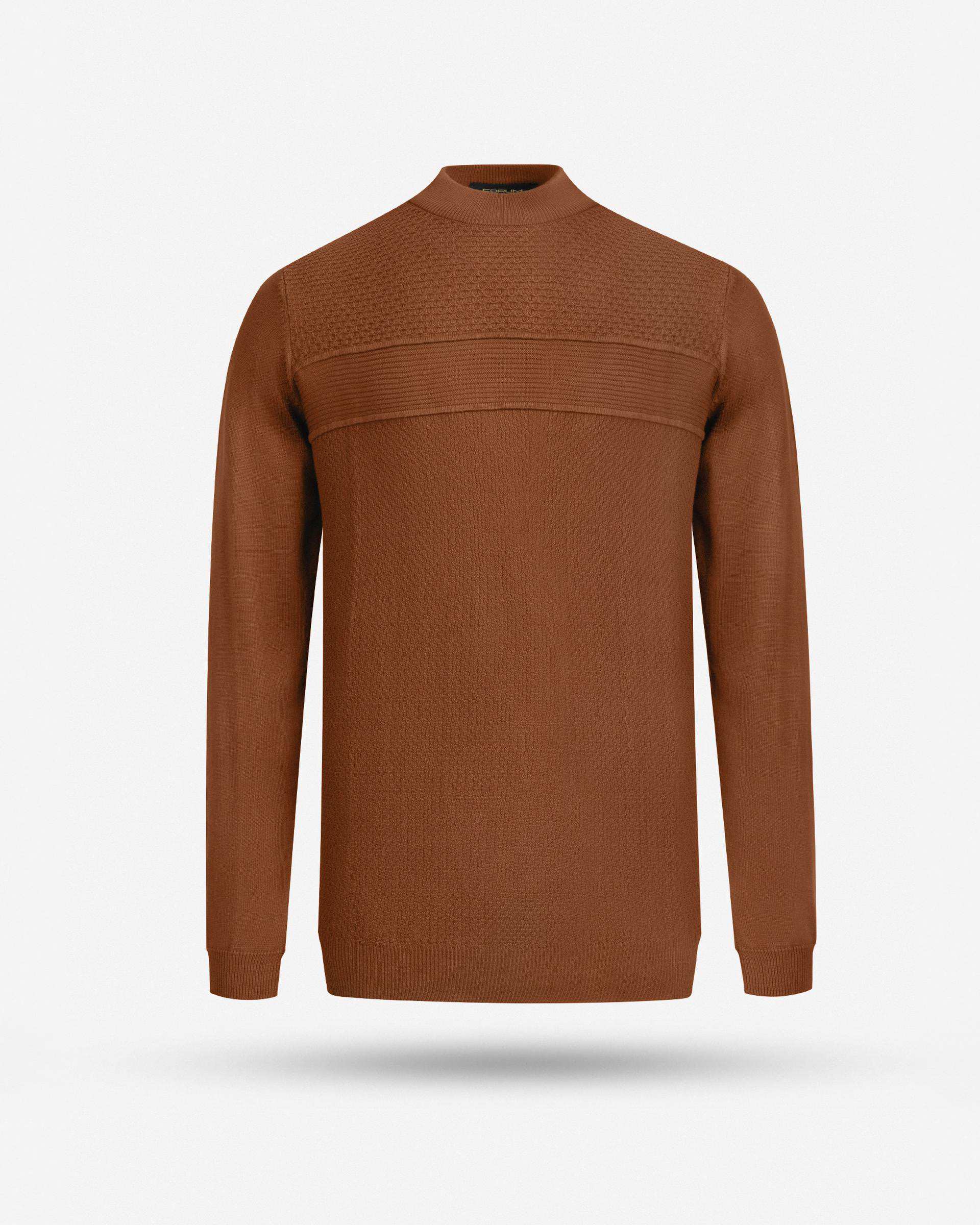 بافت یقه گرد طرح دار 2321002 کروم