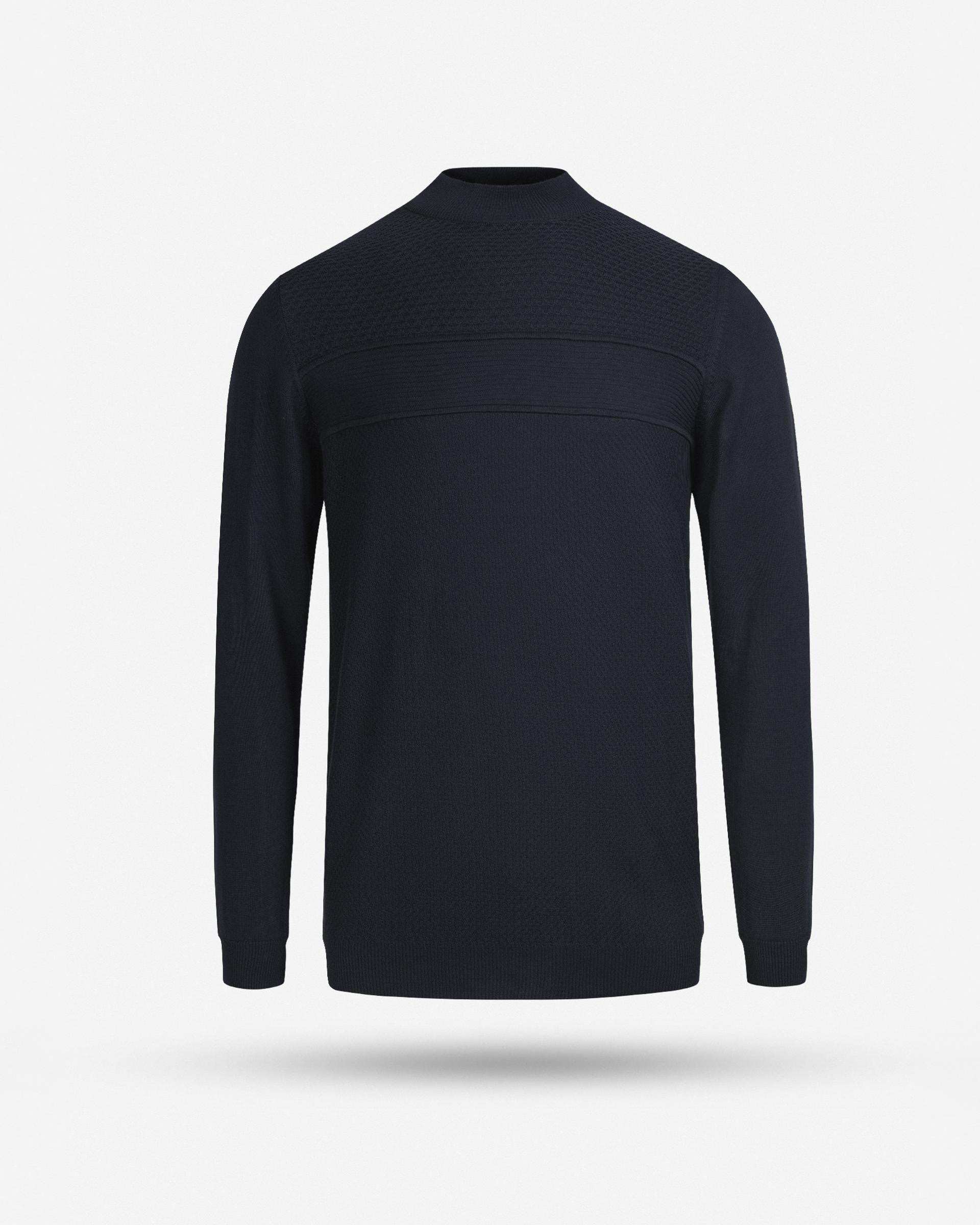 بافت یقه گرد طرح دار 2321002 کروم