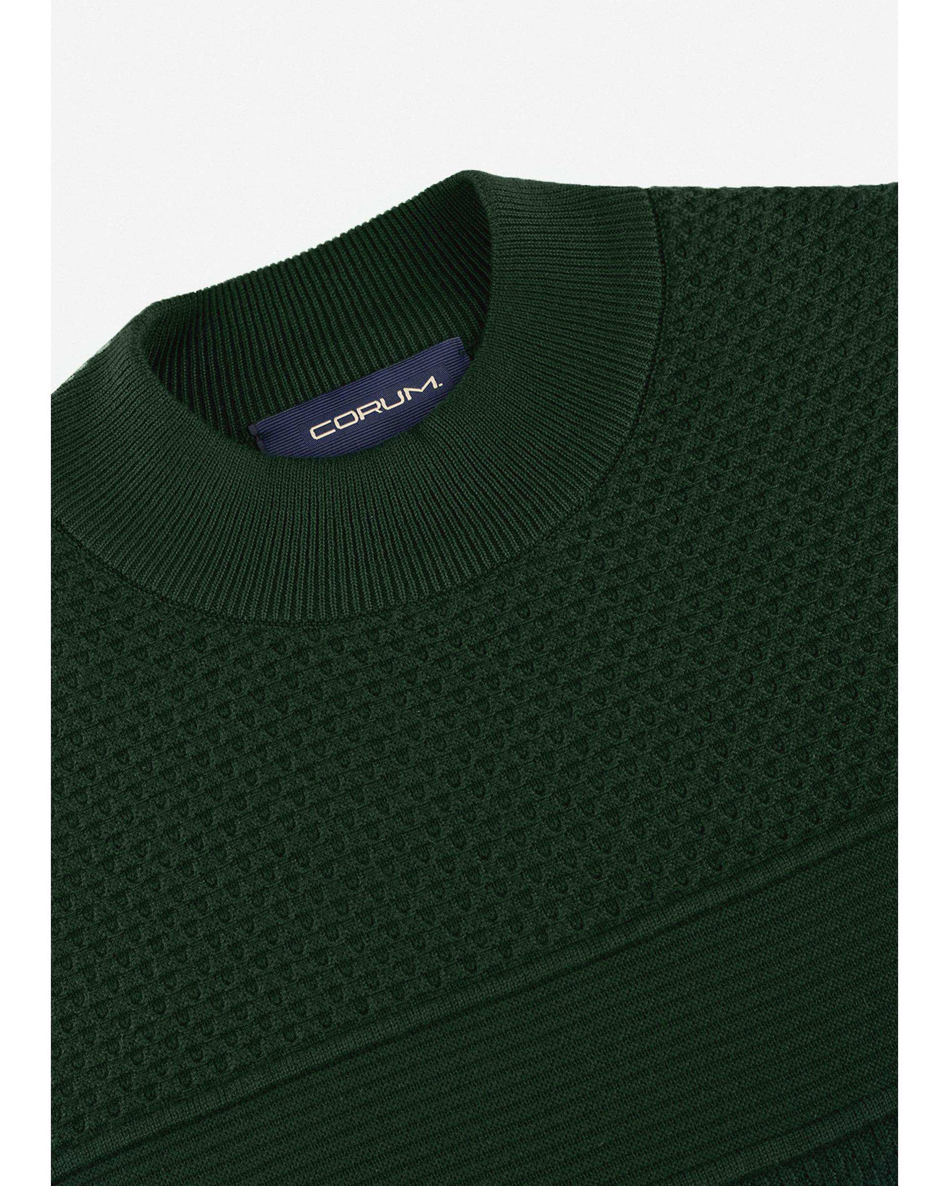 بافت یقه گرد طرح دار 2321002 کروم