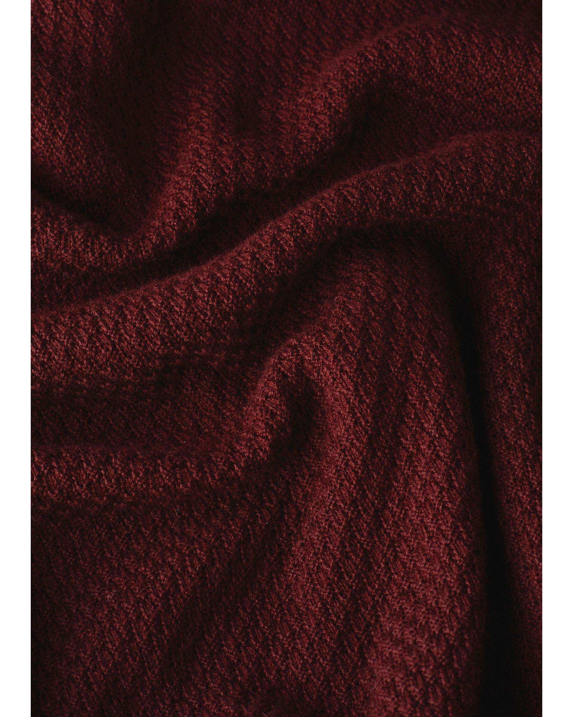 بافت یقه گرد طرح دار 2321002 کروم