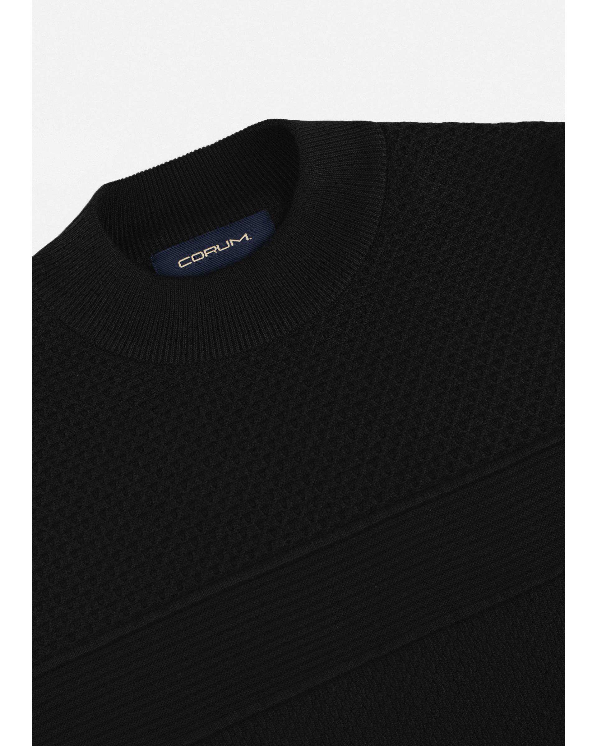 بافت یقه گرد طرح دار 2321002 کروم