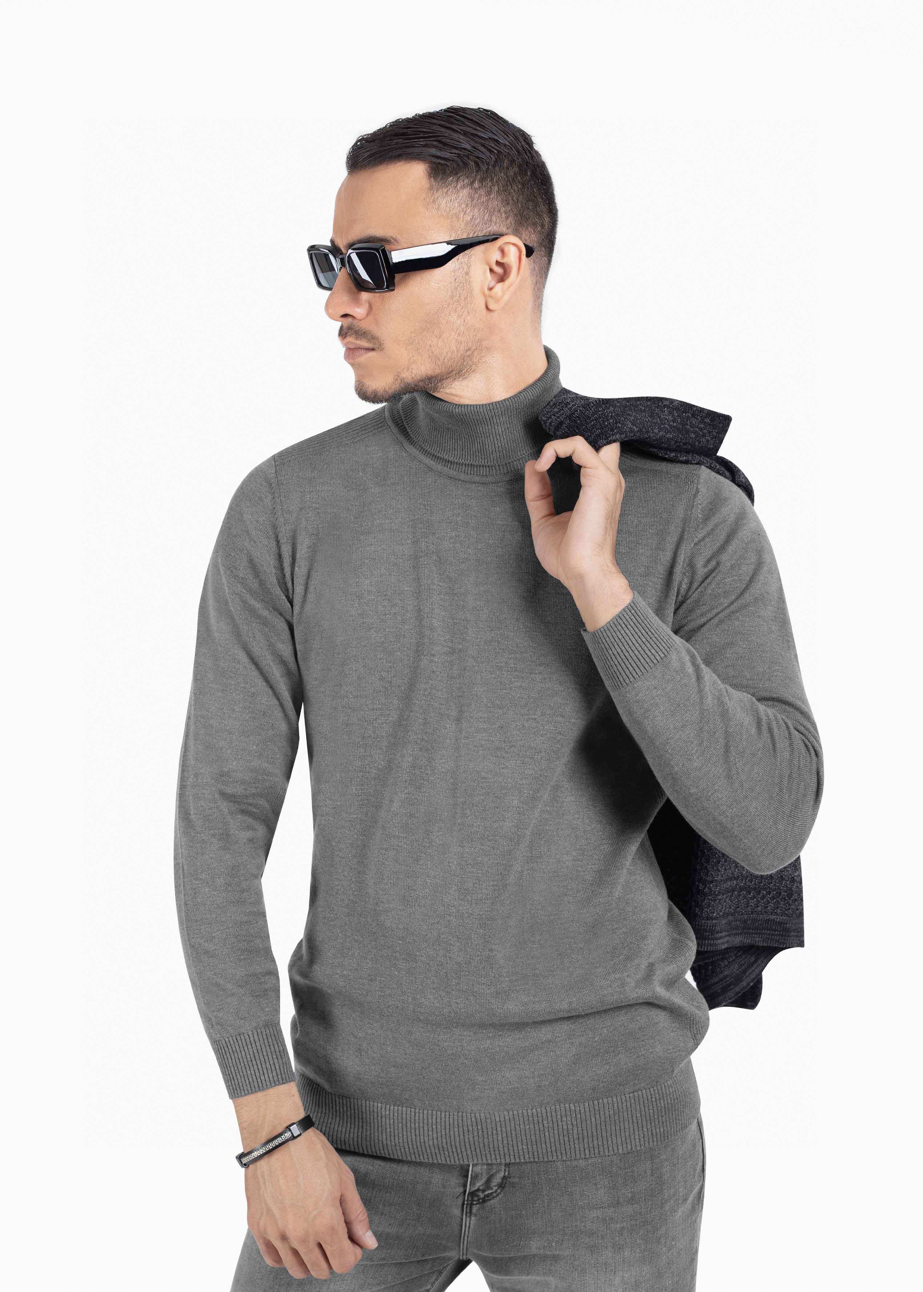 پلیور یقه اسکی 2321004 کروم