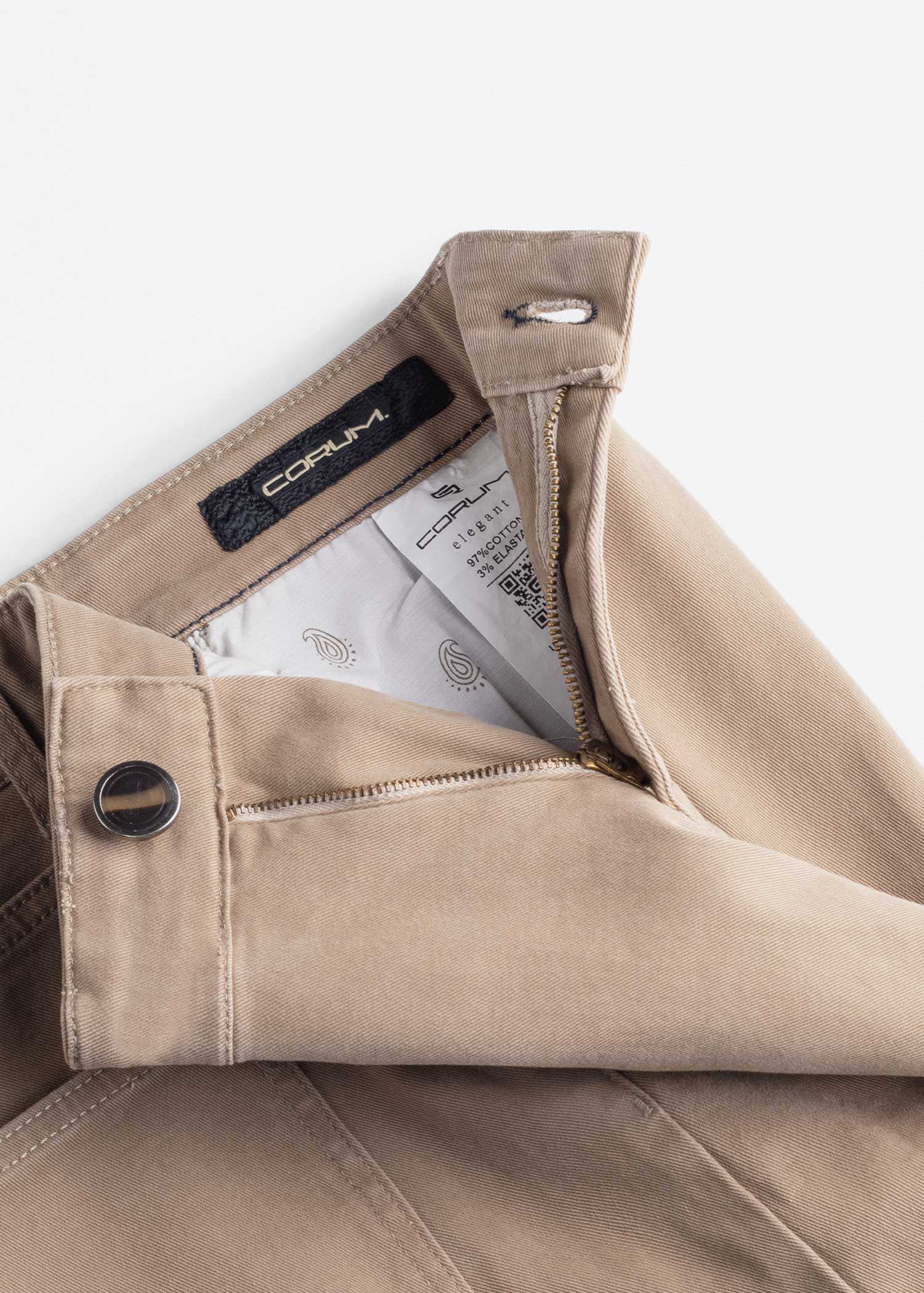 شلوار کتان Five Pocket کروم