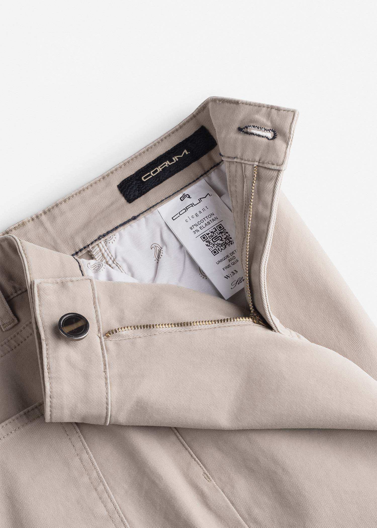 شلوار کتان Five Pocket کروم