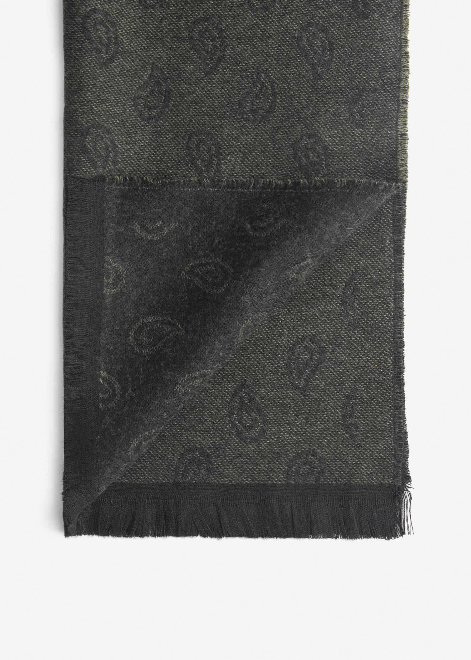 شال طرح دار 2411608 کروم