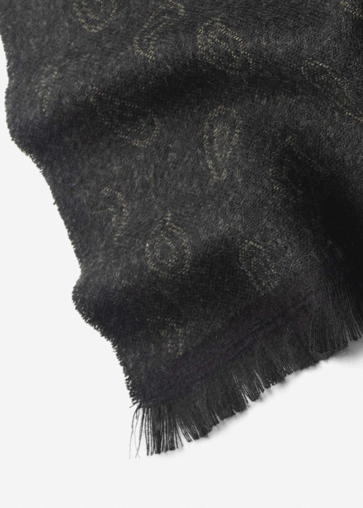 شال طرح دار 2411608 کروم