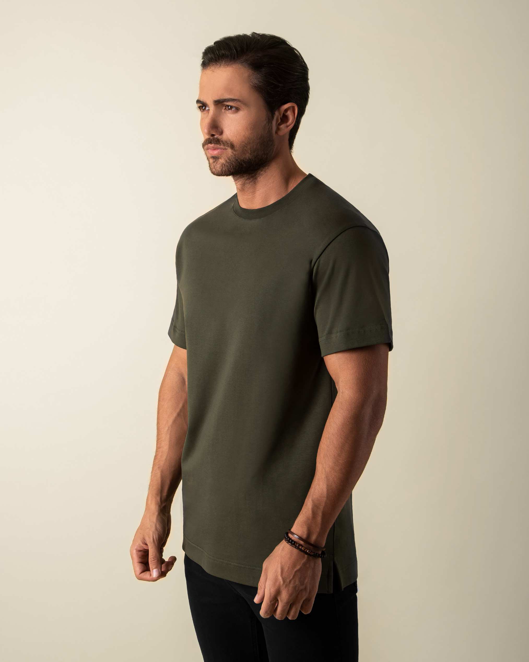 تی شرت یقه گرد آستین کوتاه 2210601 کروم