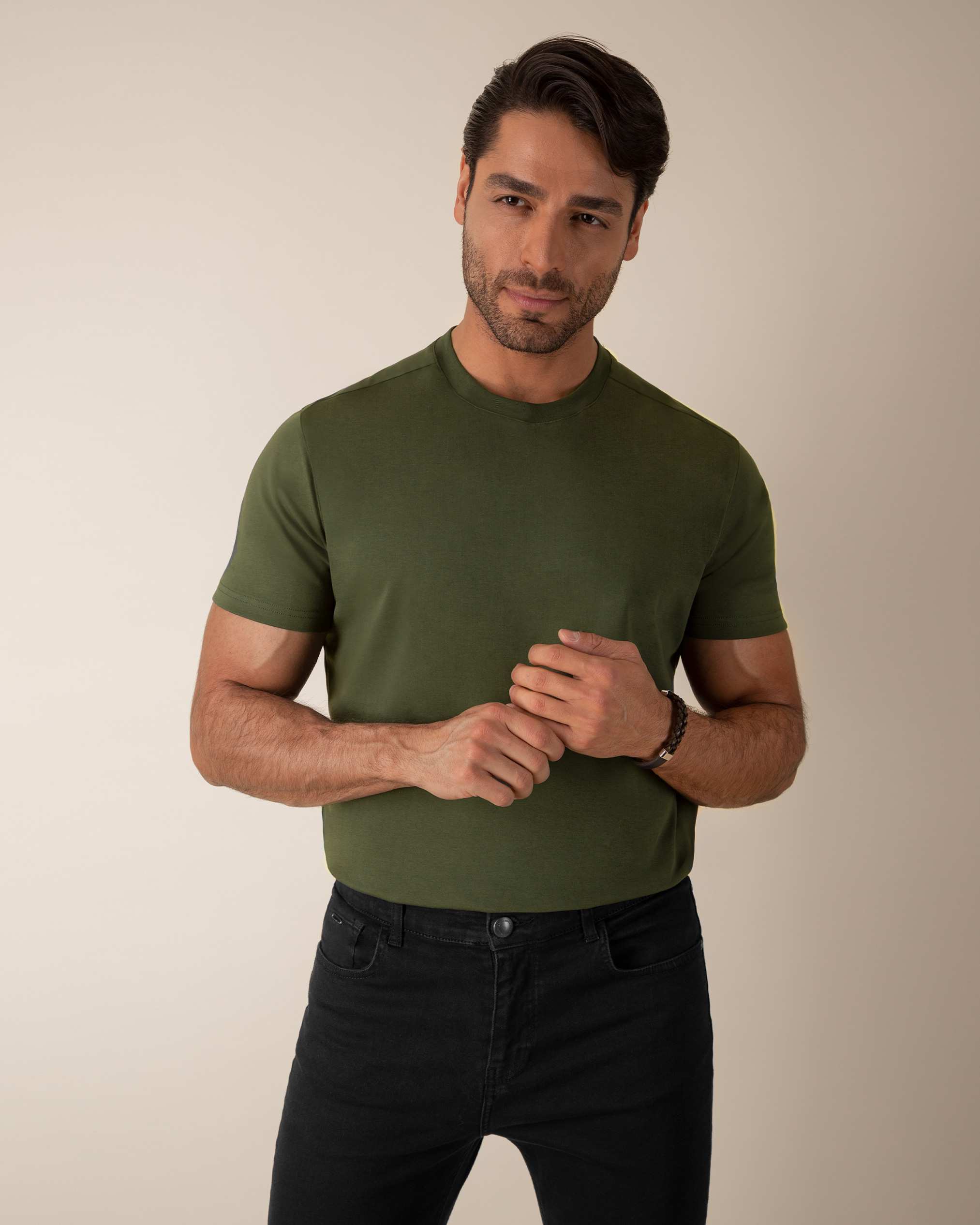 تی شرت یقه گرد 2210605 کروم