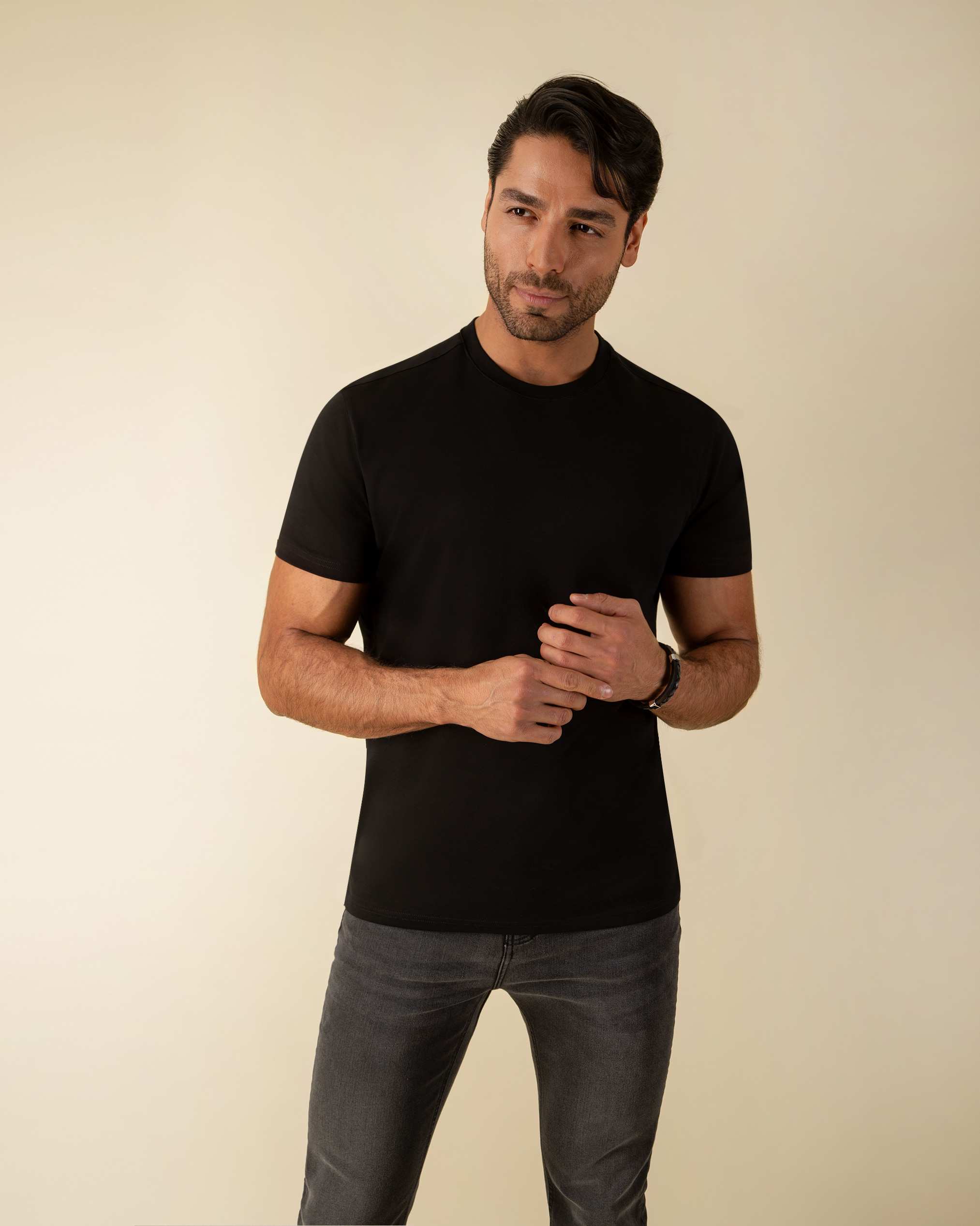 تی شرت یقه گرد 2210605 کروم