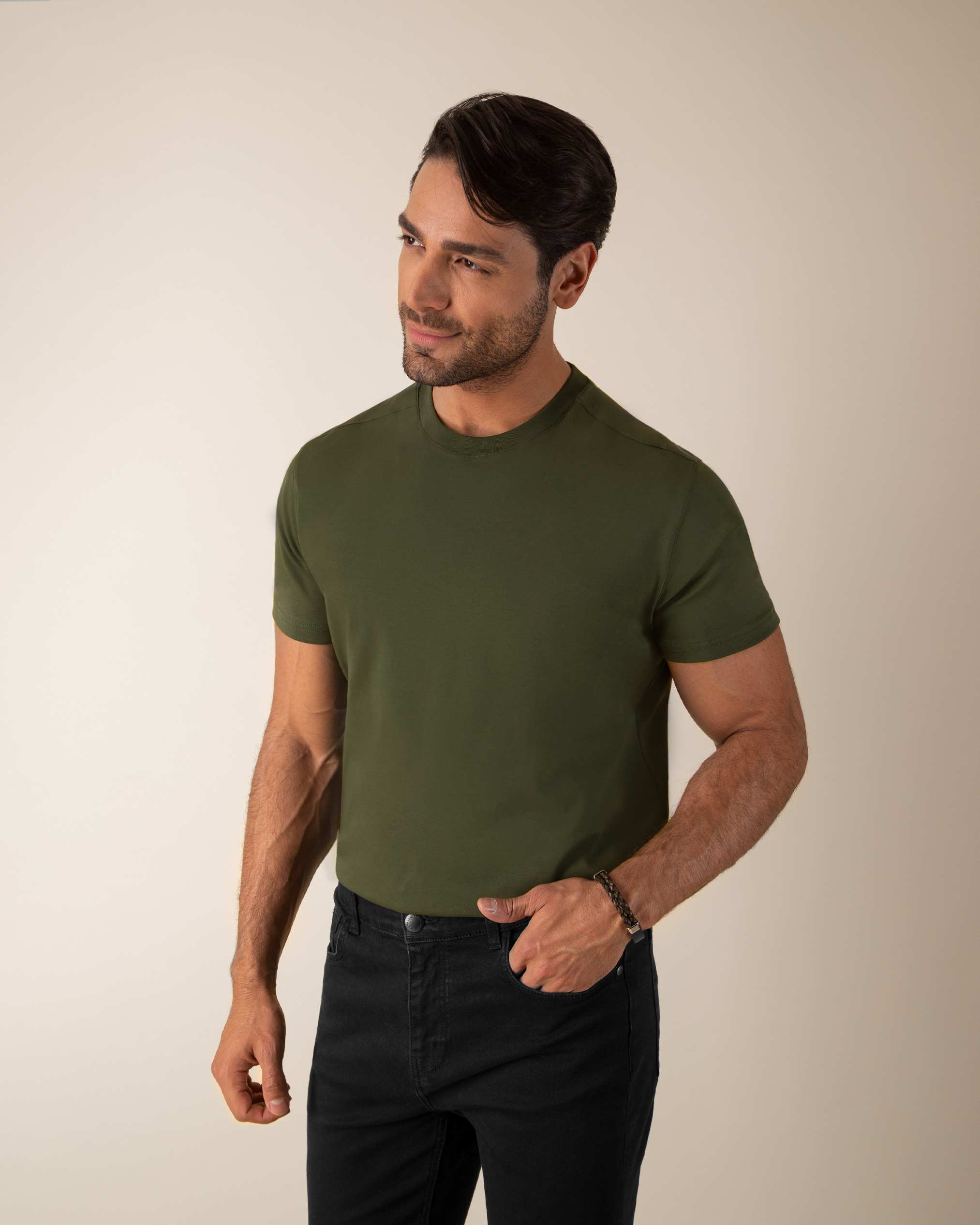 تی شرت یقه گرد 2210605 کروم