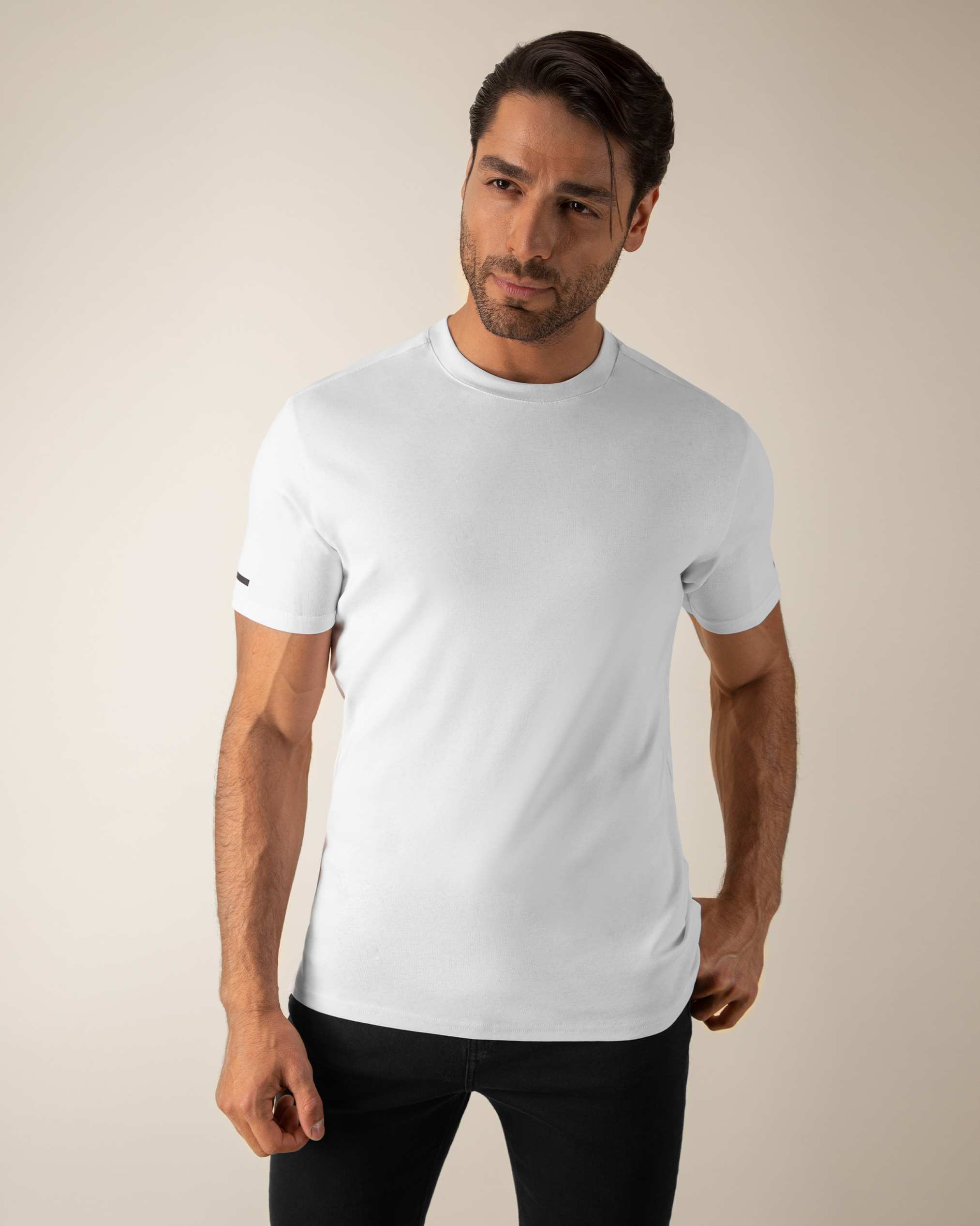 تی شرت یقه گرد مردانه 2210606 کروم