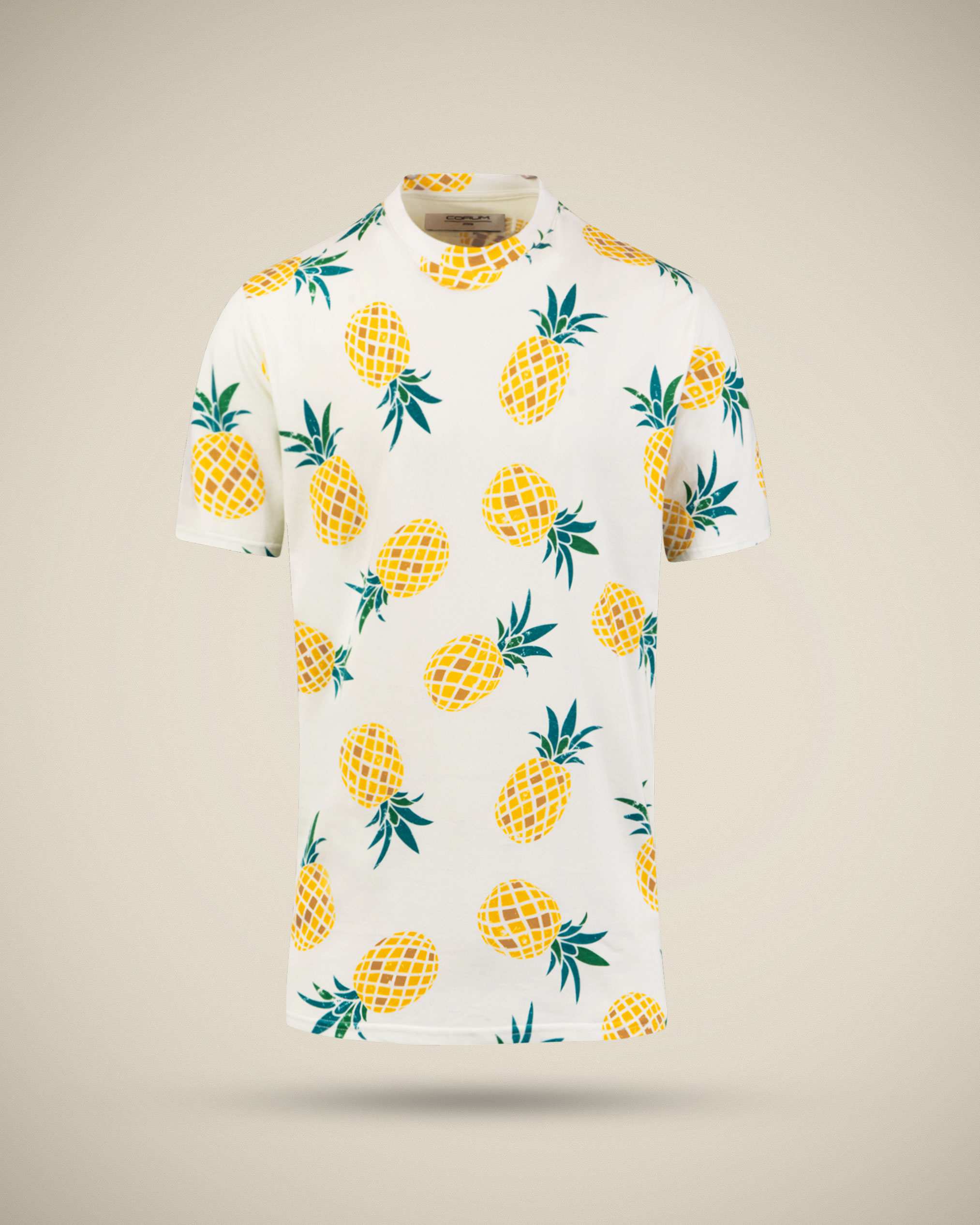 تی شرت طرح دار مردانه 2210610 کروم