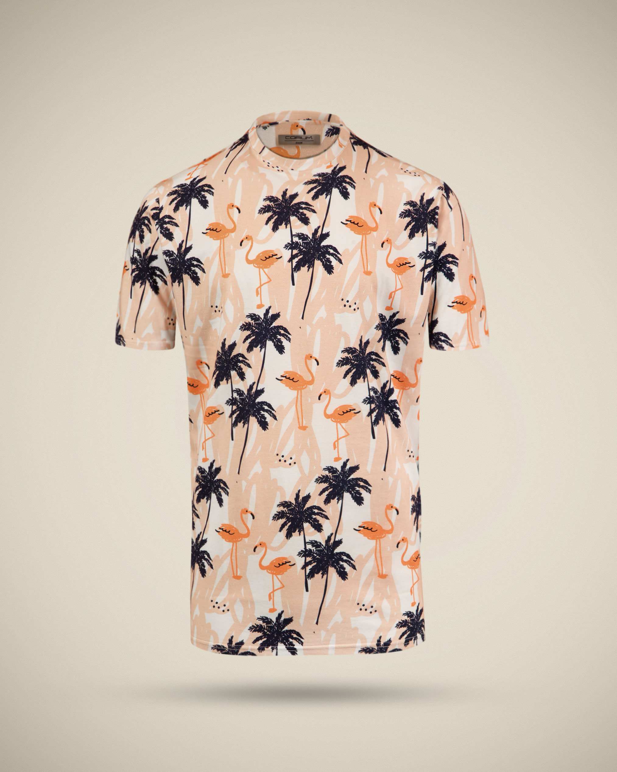 تی شرت طرح دار مردانه 2210611 کروم