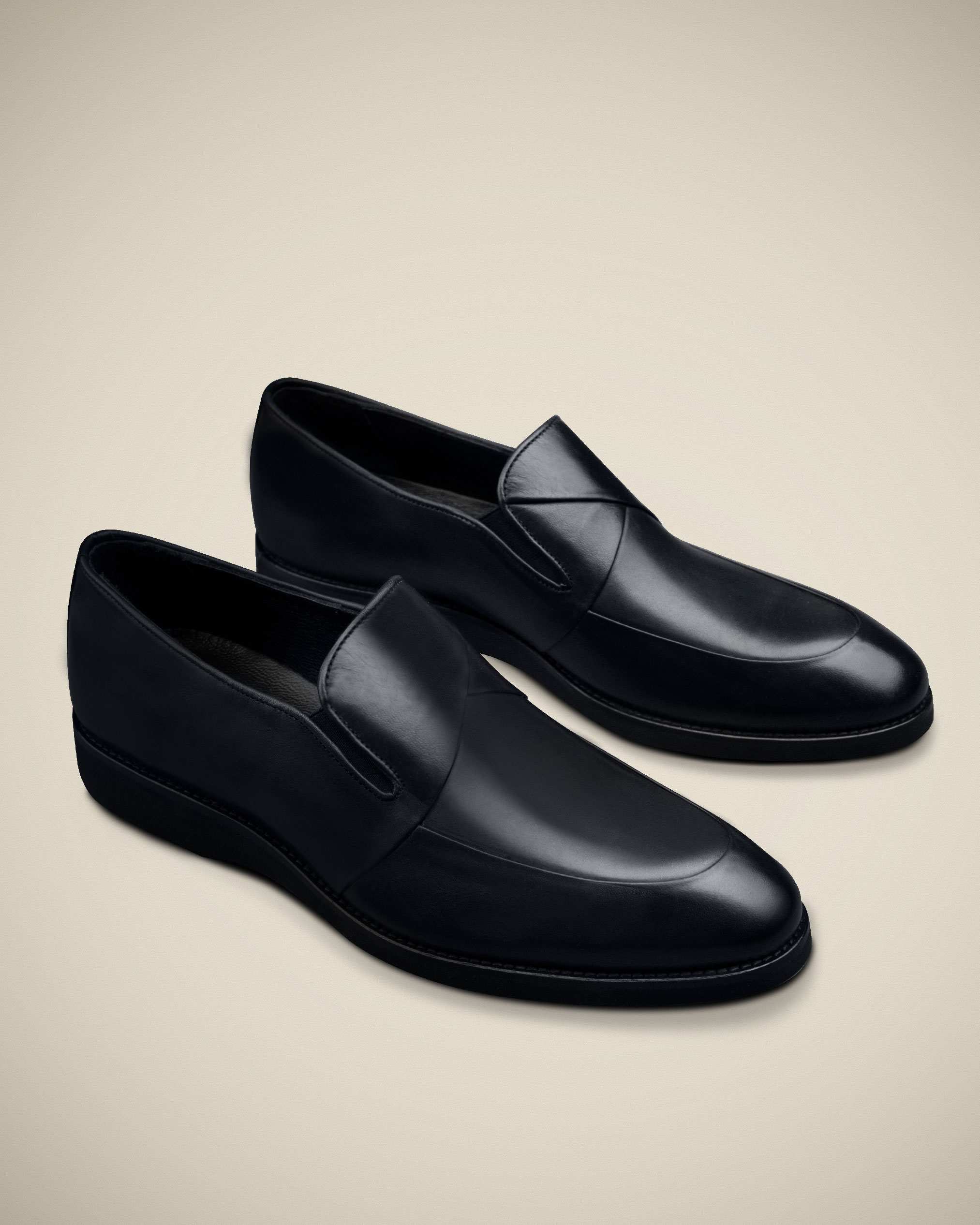 کالج چرم Loafer کروم