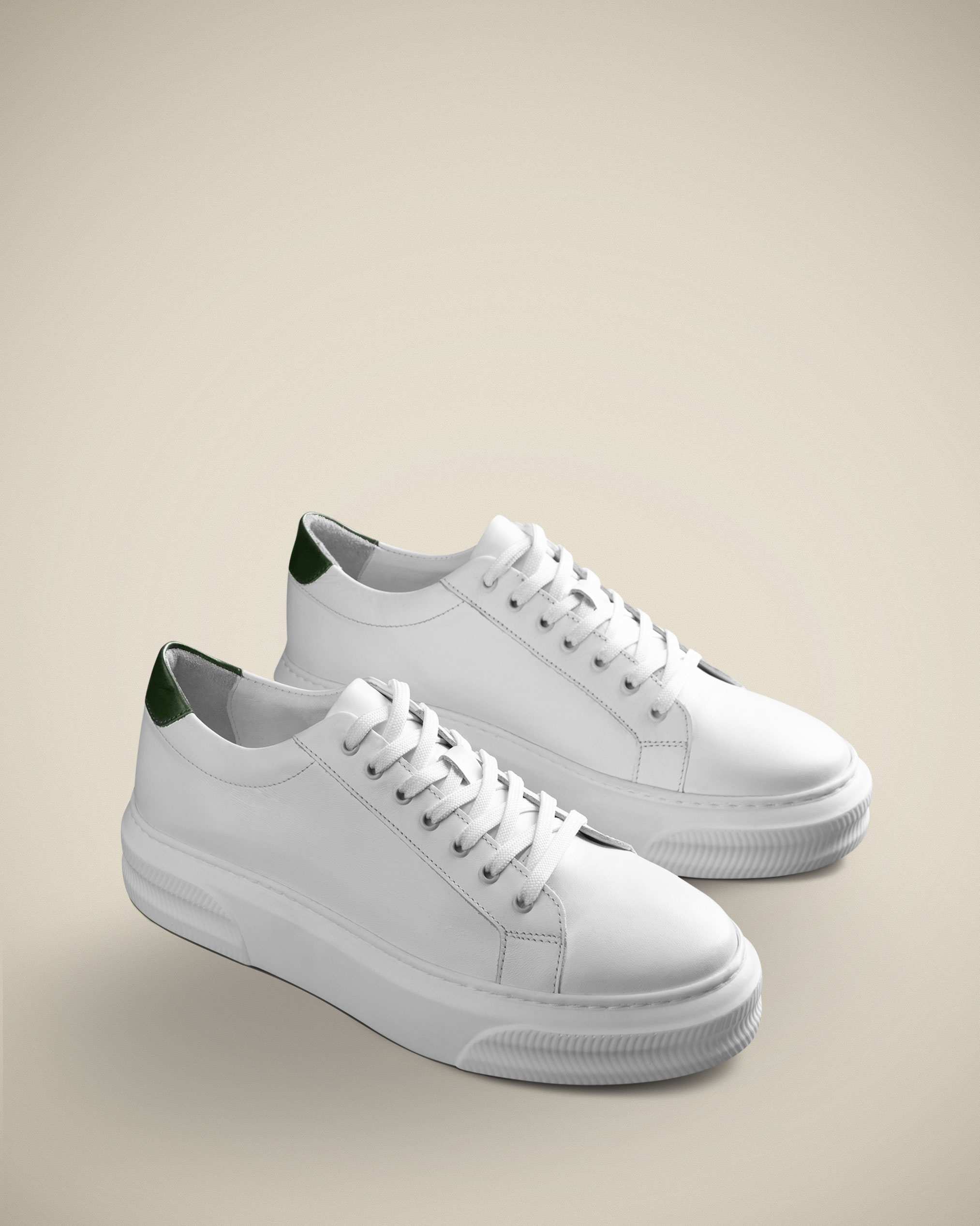 کفش چرم Sneakers کروم
