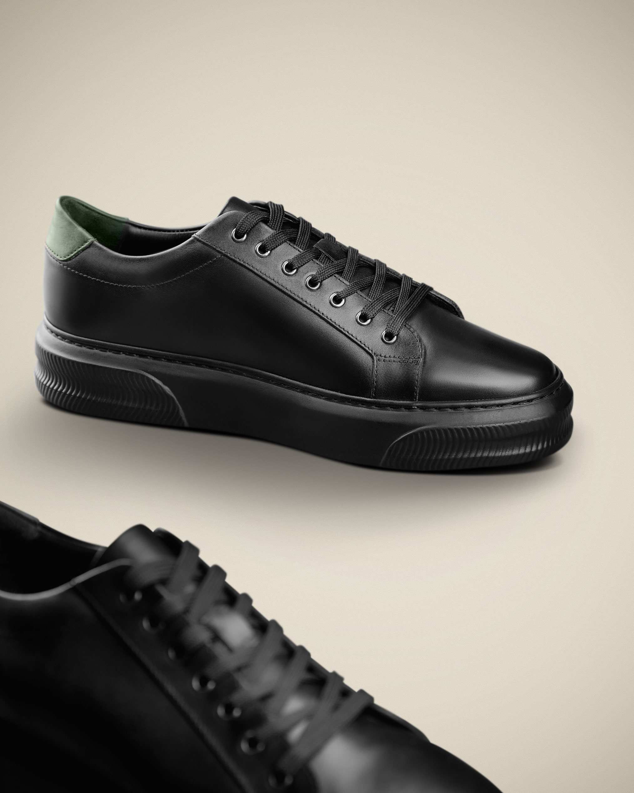 کفش چرم Sneakers کروم