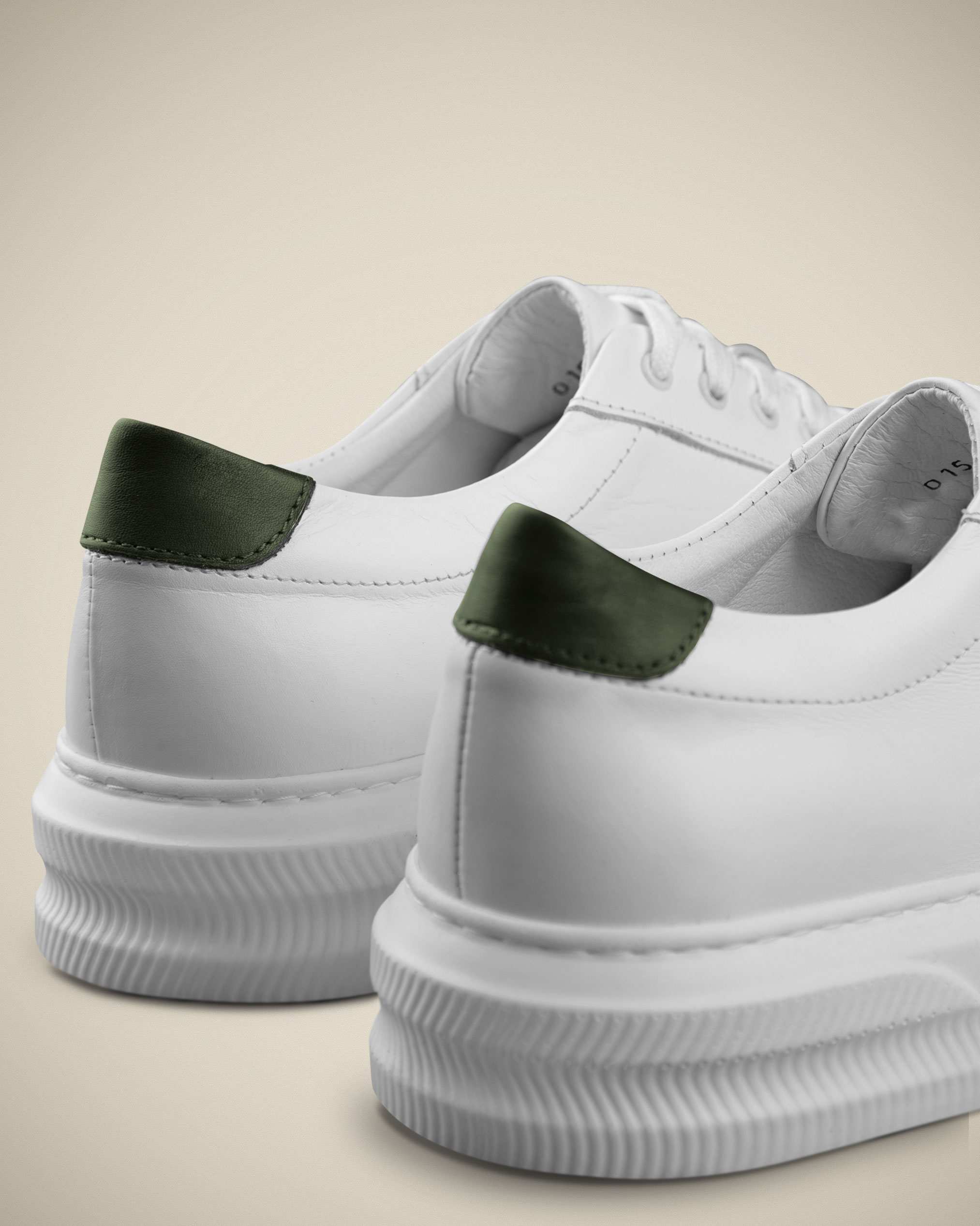 کفش چرم Sneakers کروم