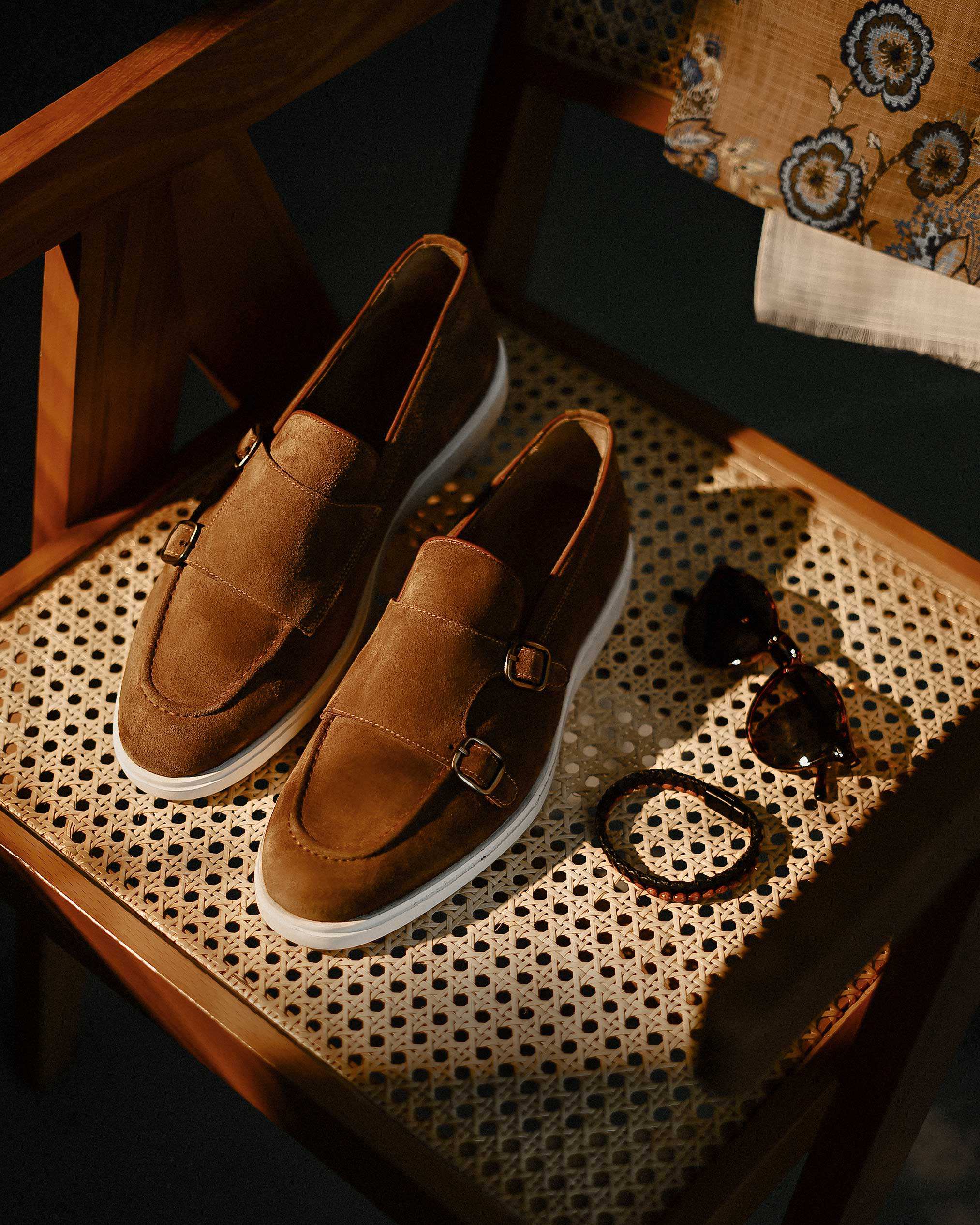 کالج جیر Monk Strap کروم
