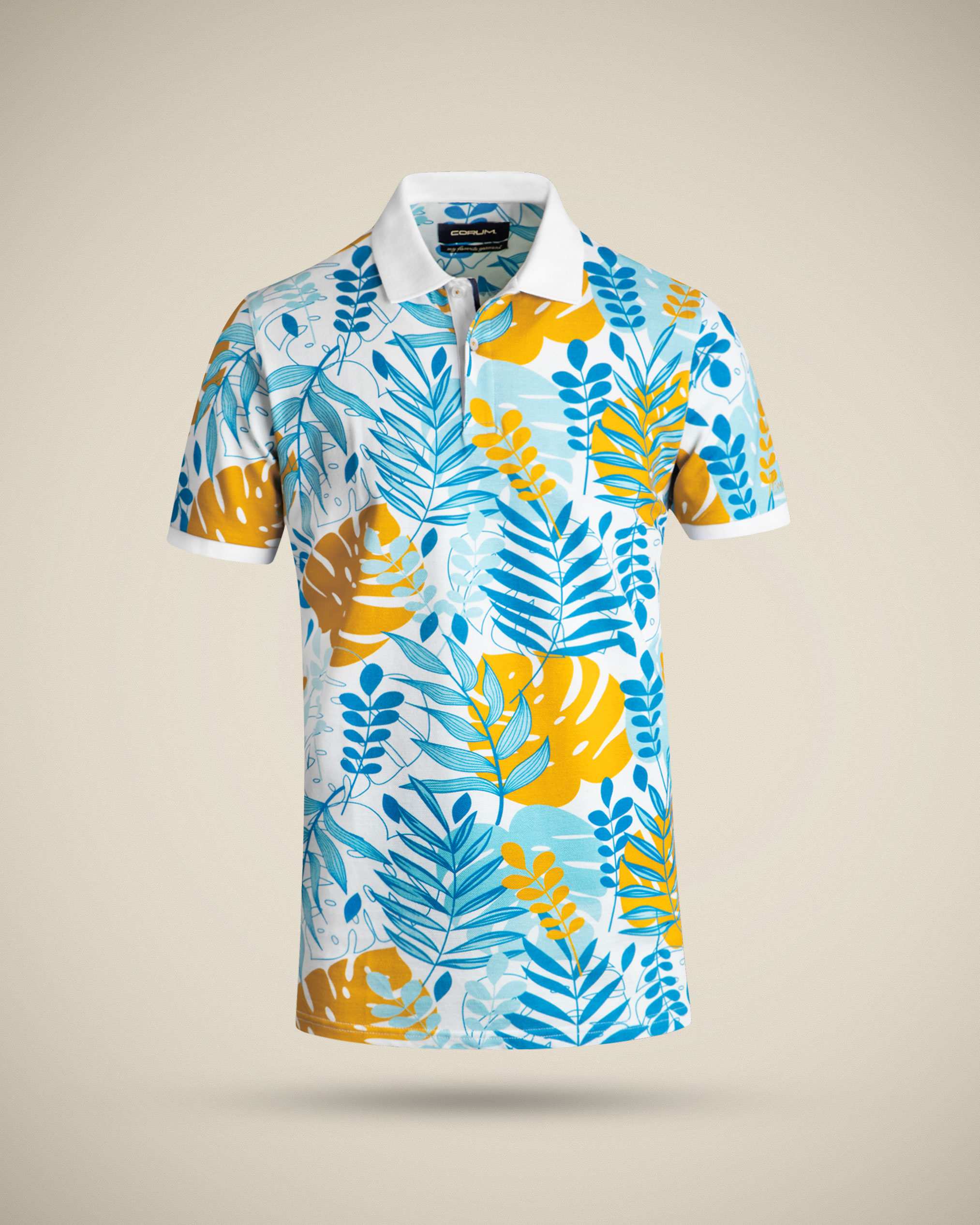 پولوشرت طرح دار 2212301 کروم