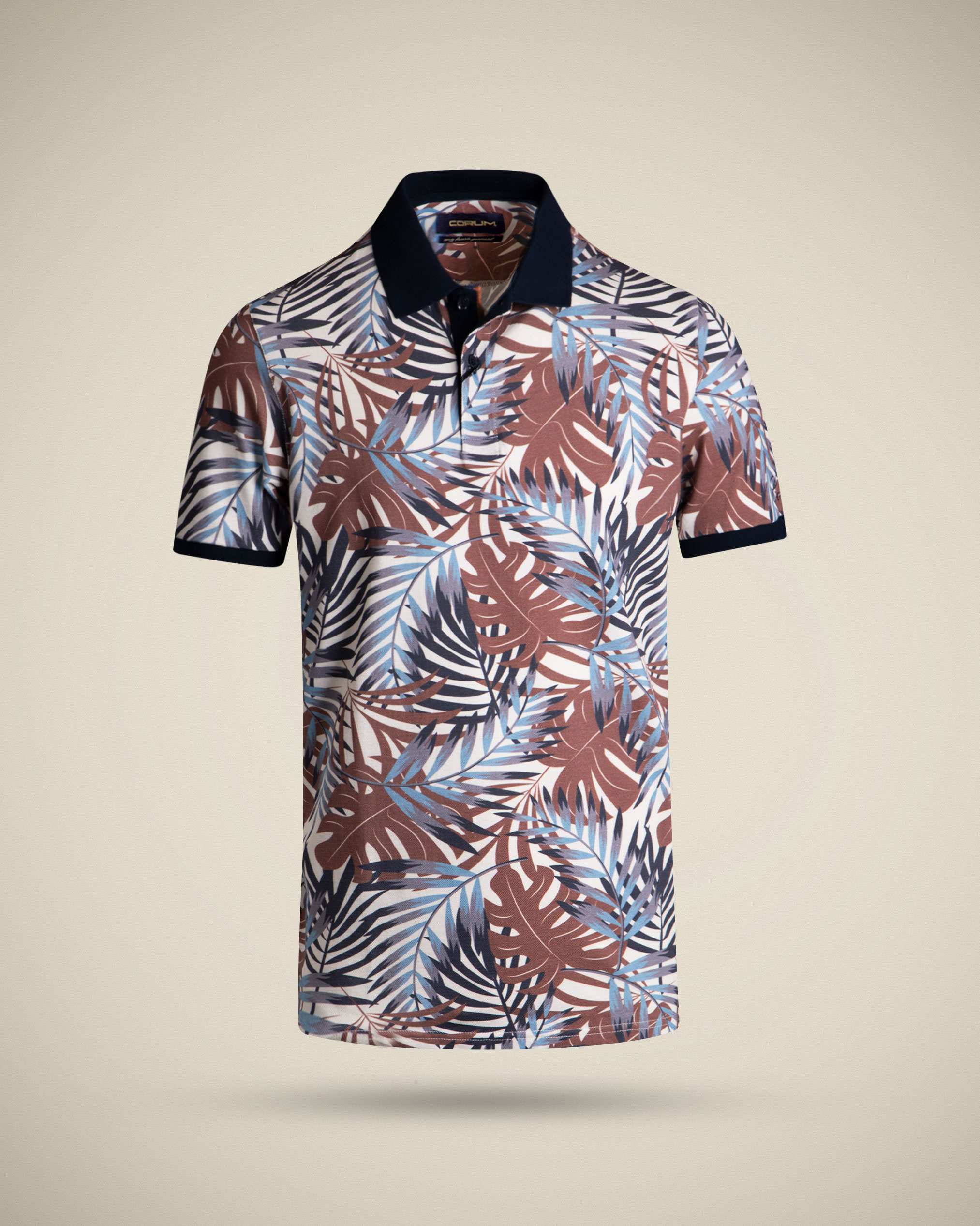 پولوشرت طرح دار 2212302 کروم