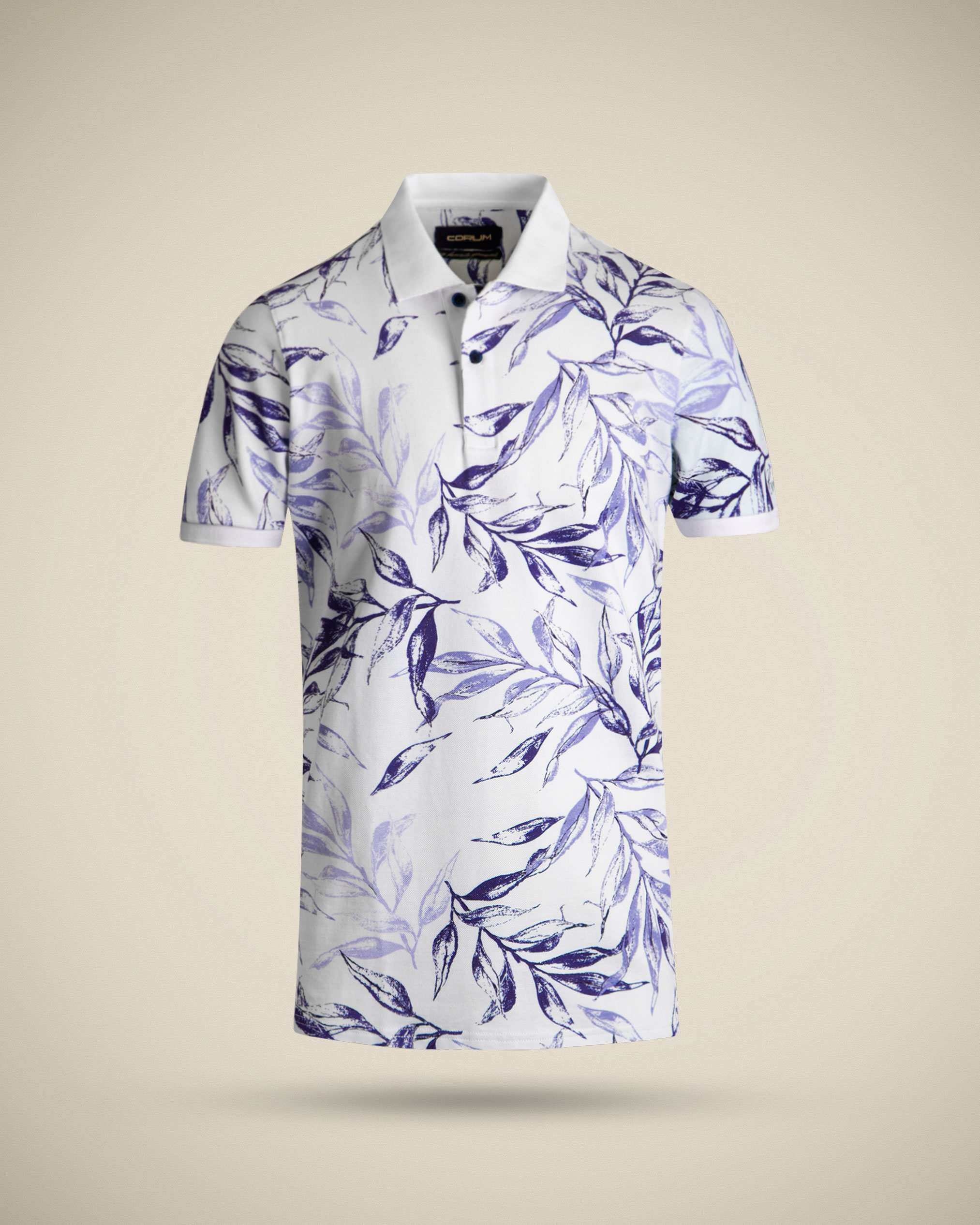 پولوشرت طرح دار 2212302 کروم