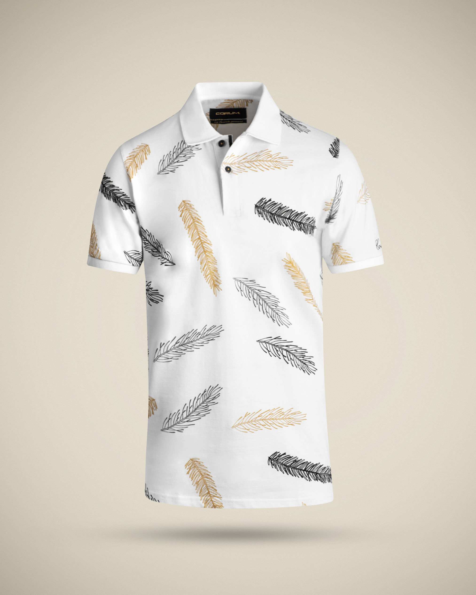 پولوشرت طرح دار 2212303 کروم