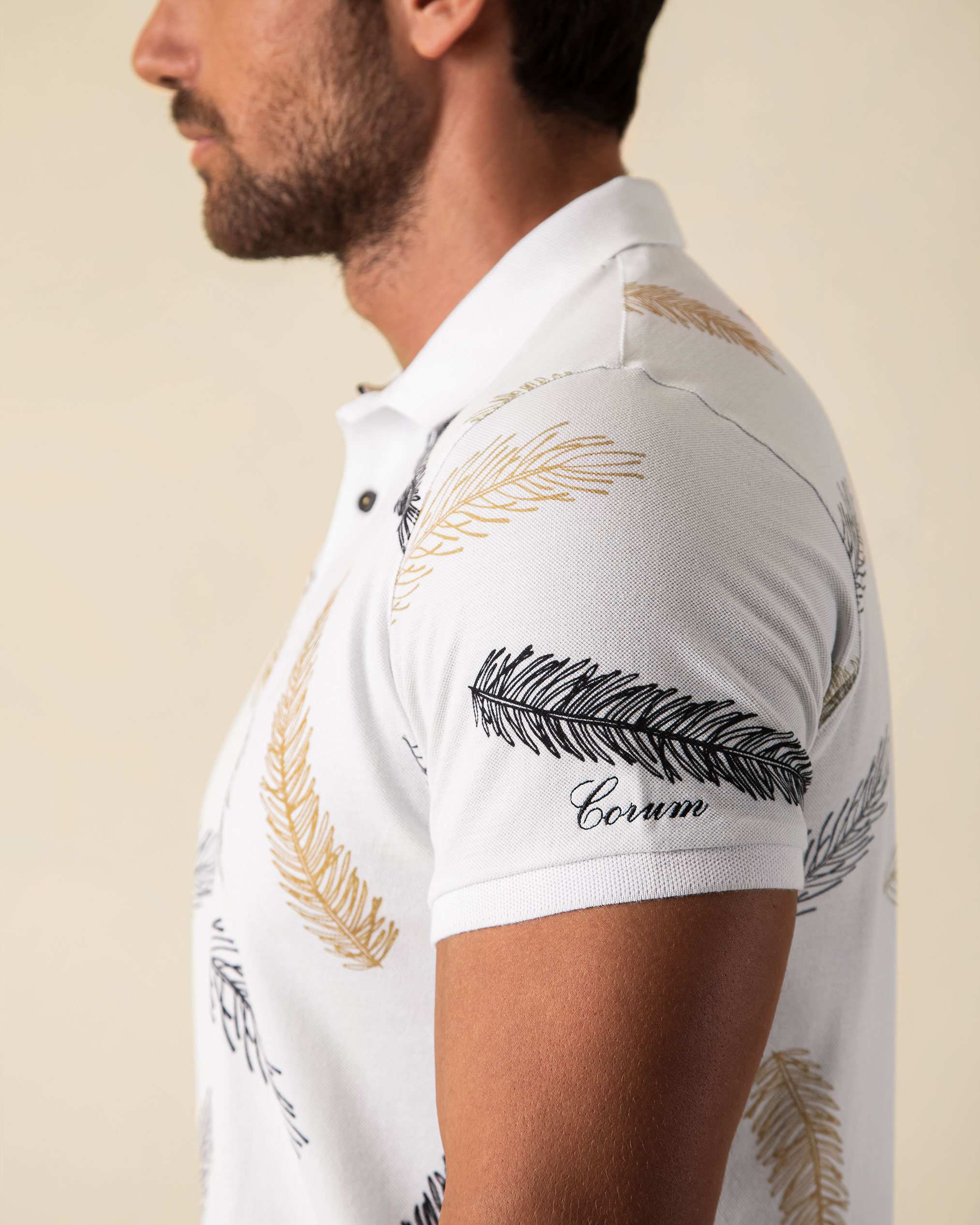 پولوشرت طرح دار 2212303 کروم