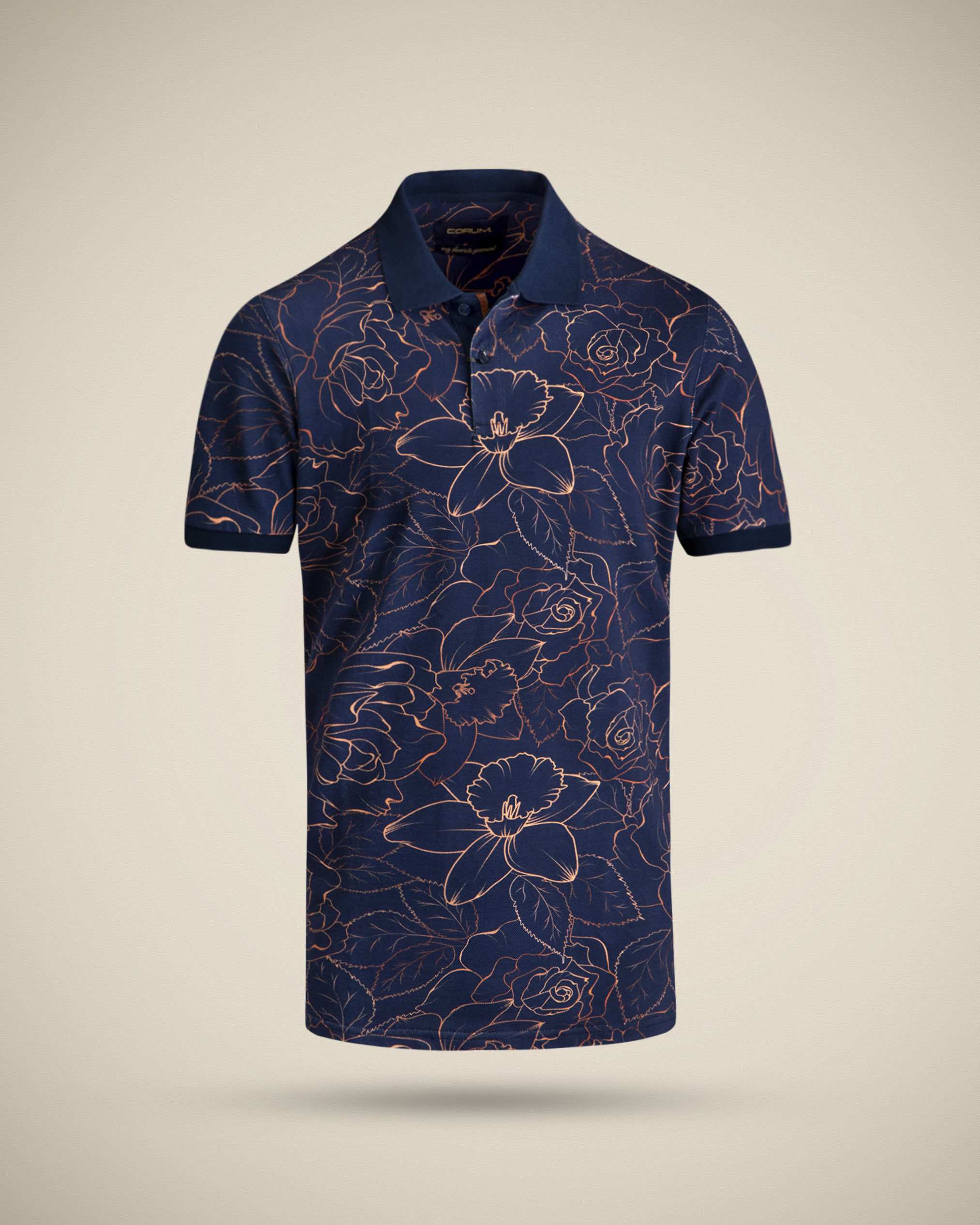 پولوشرت طرح دار 2212306 کروم