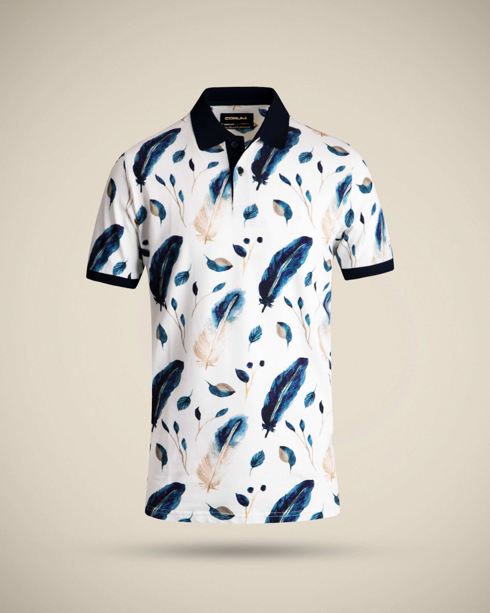 پولوشرت طرح دار 2212306 کروم