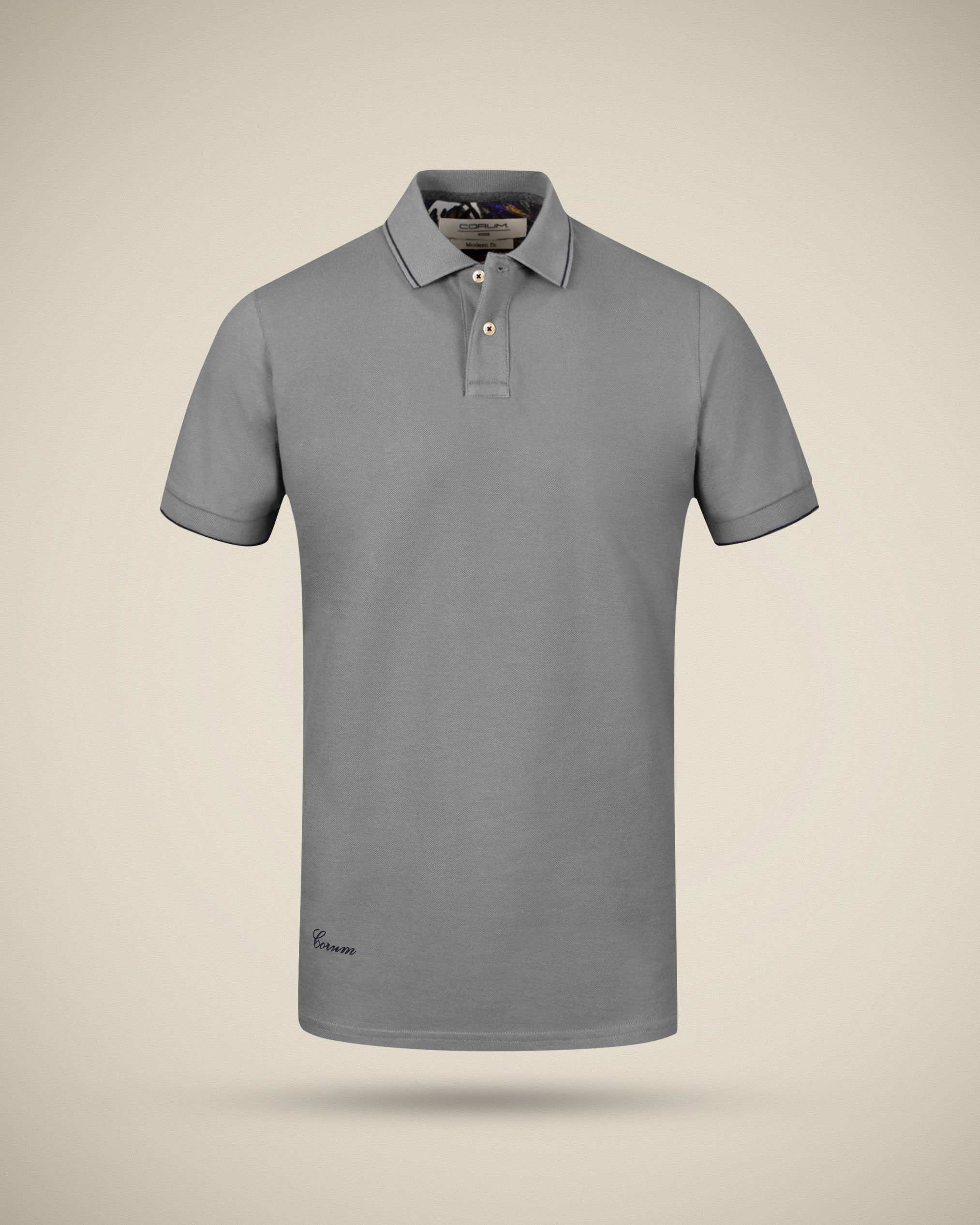 پولوشرت یقه کشبافت 2212310 کروم