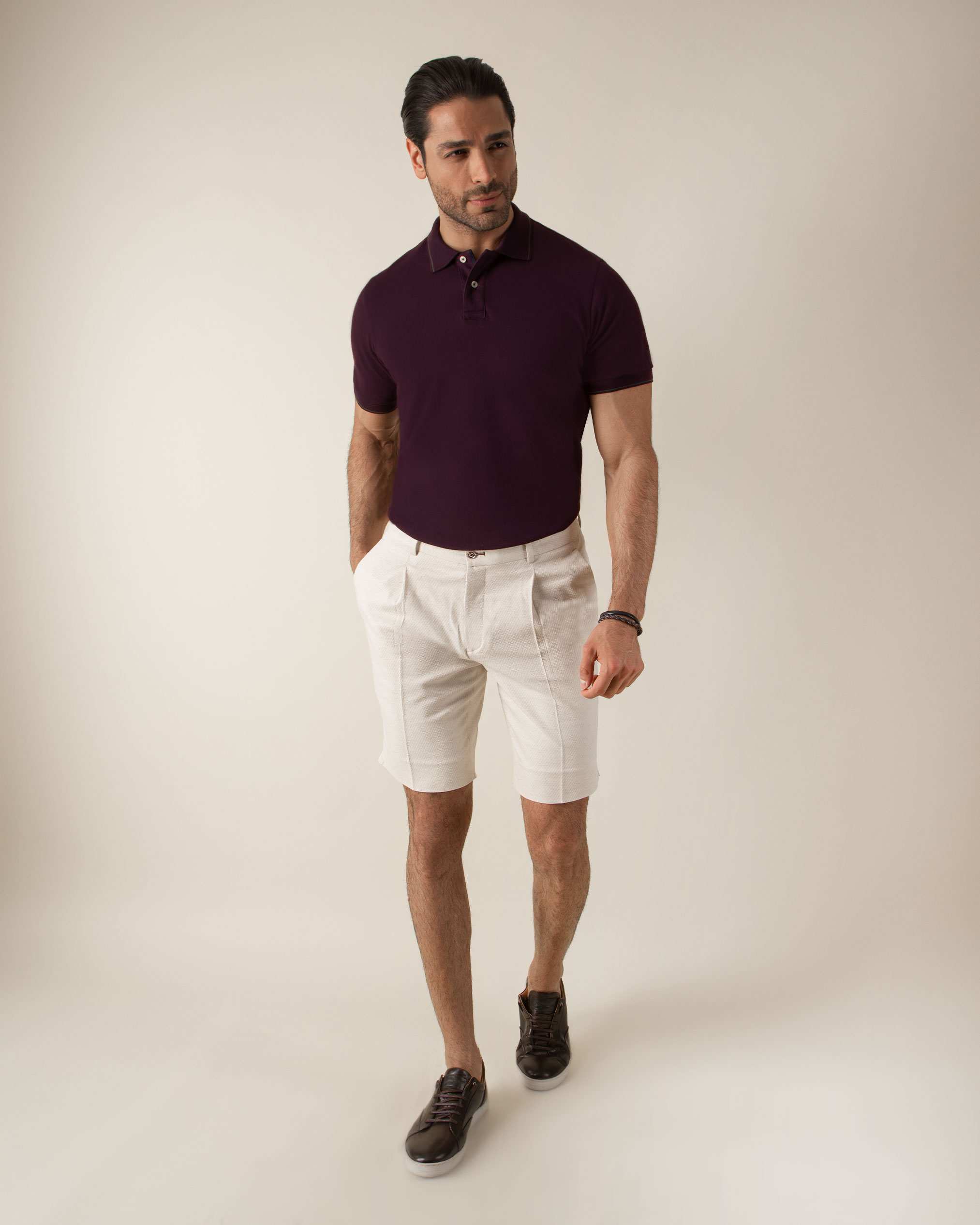 پولوشرت یقه کشبافت 2212310 کروم